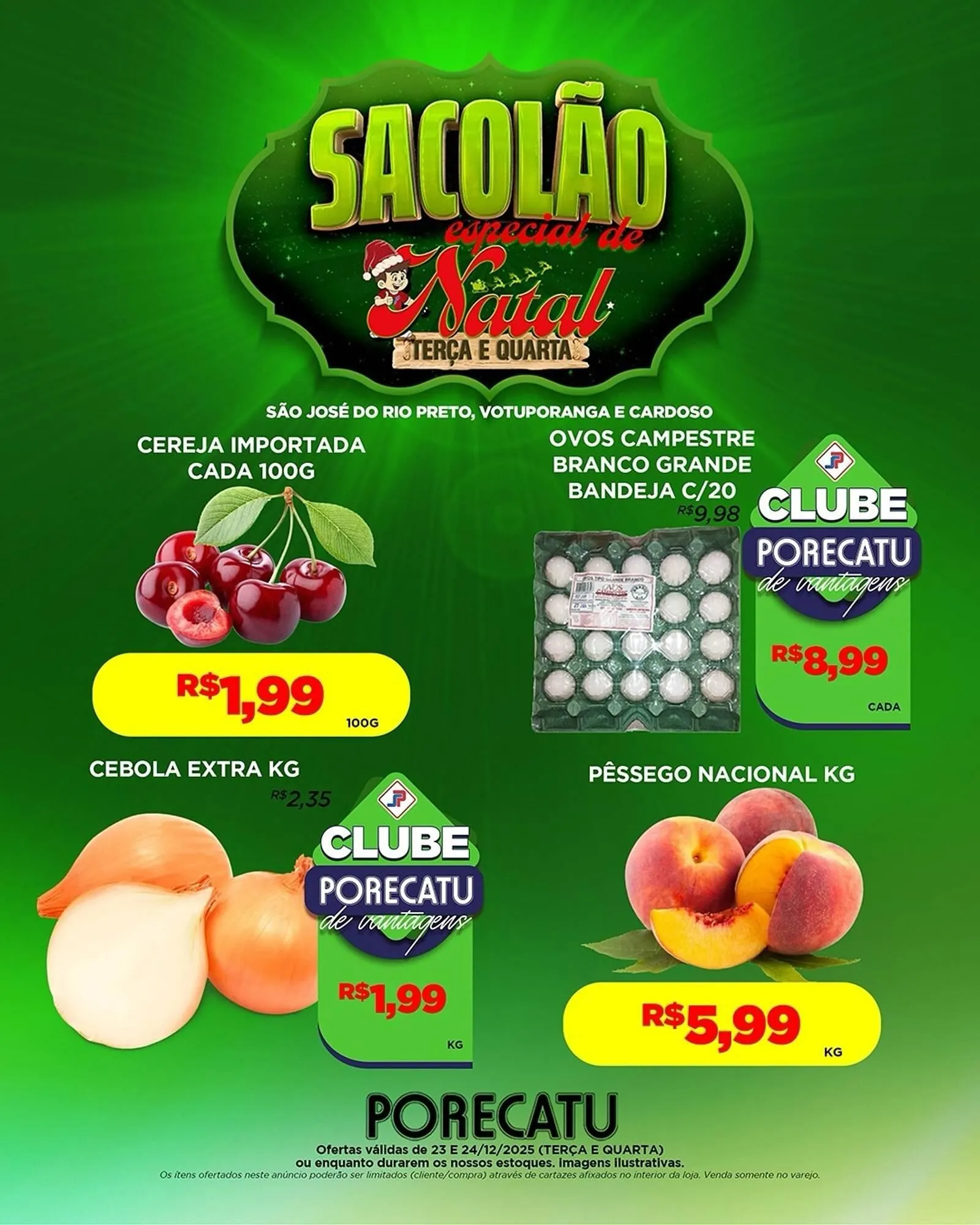 Encarte de Catálogo Supermercado Porecatu 23 de dezembro até 24 de dezembro 2025 - Pagina 3