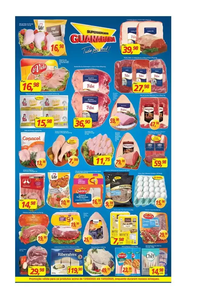 Encarte de Encarte Supermercados Guanabara 12 de março até 14 de março 2025 - Pagina 5