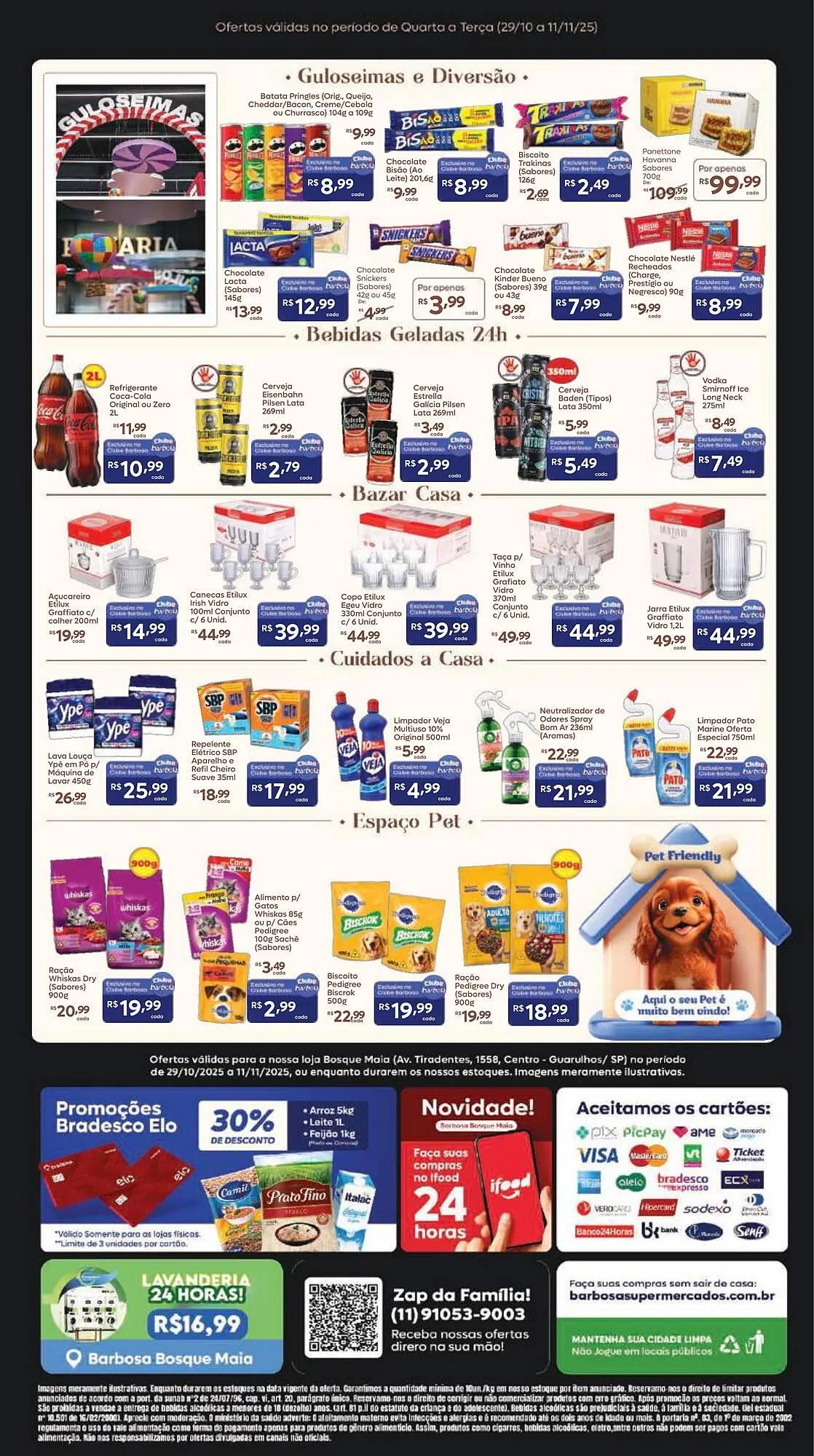 Encarte de Tabloide Barbosa Supermercados 29 de outubro até 11 de novembro 2025 - Pagina 4