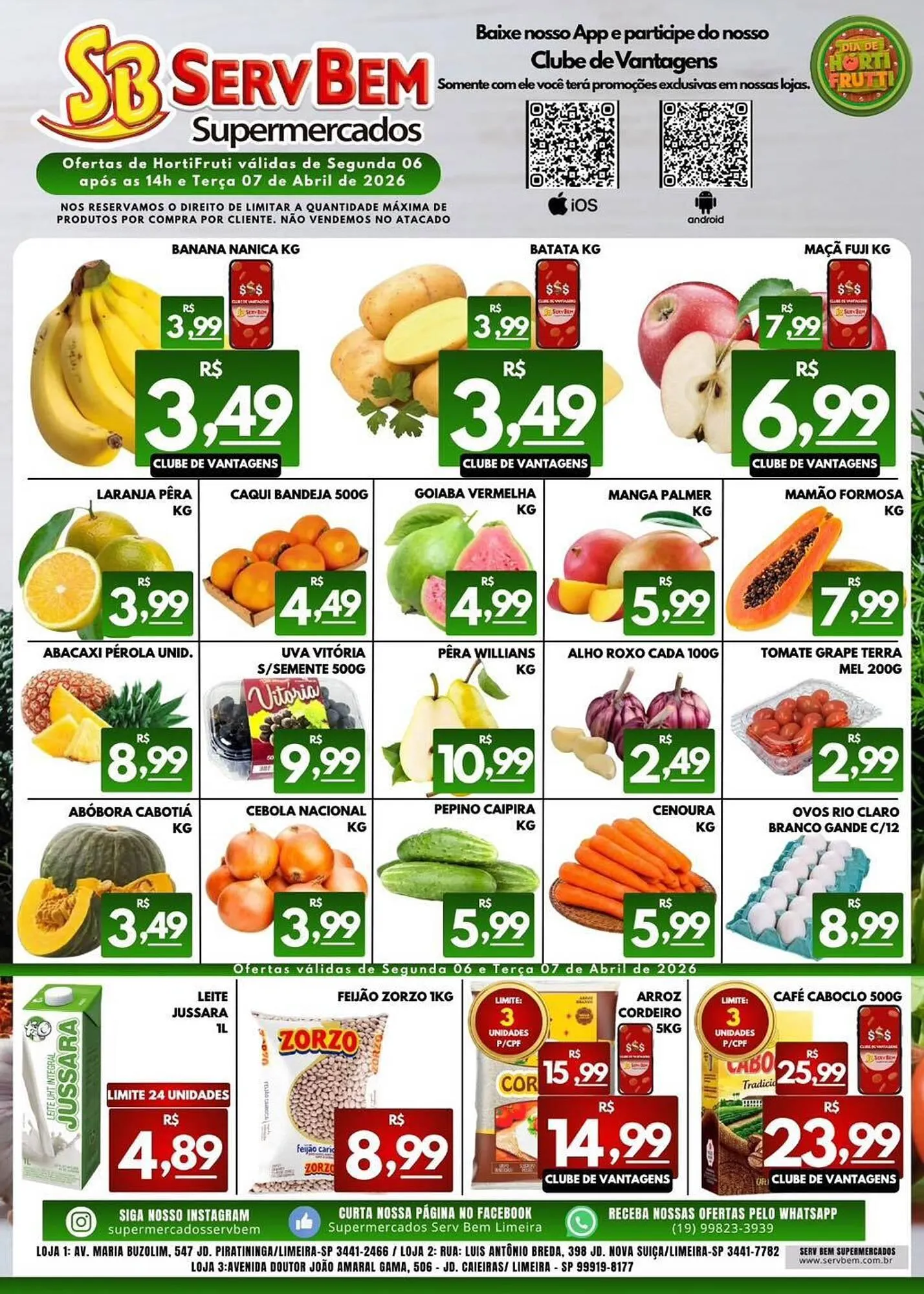 Encarte de Catálogo ServBem 6 de abril até 7 de abril 2026 - Pagina 1