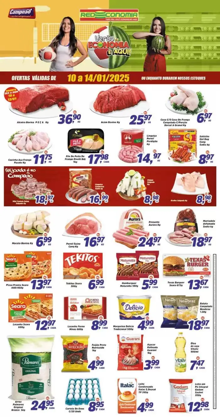 Encarte de Ofertas Supermercados Campeão 10 de janeiro até 14 de janeiro 2025 - Pagina 1