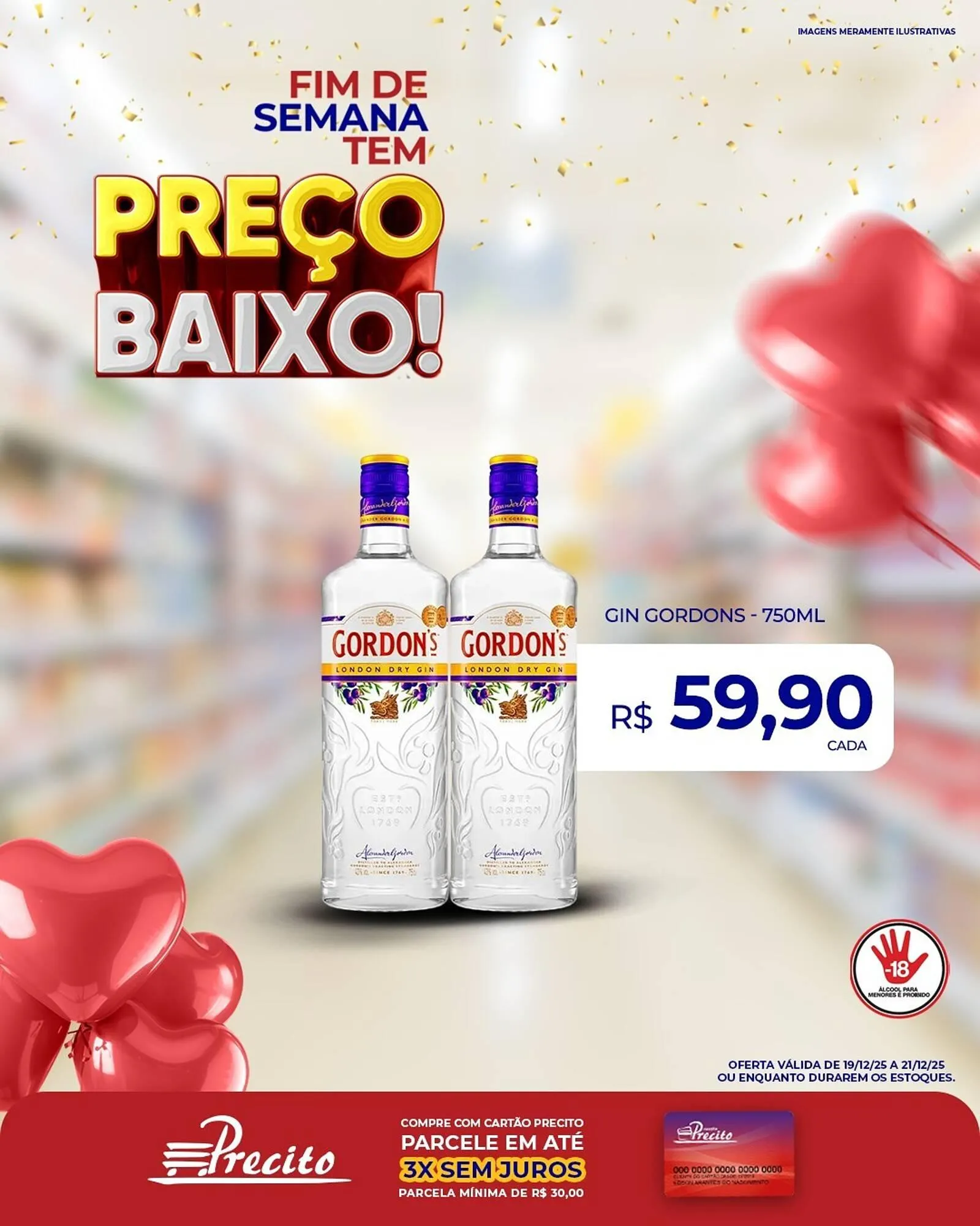 Encarte de Catálogo Supermercado Precito 19 de dezembro até 21 de dezembro 2025 - Pagina 3