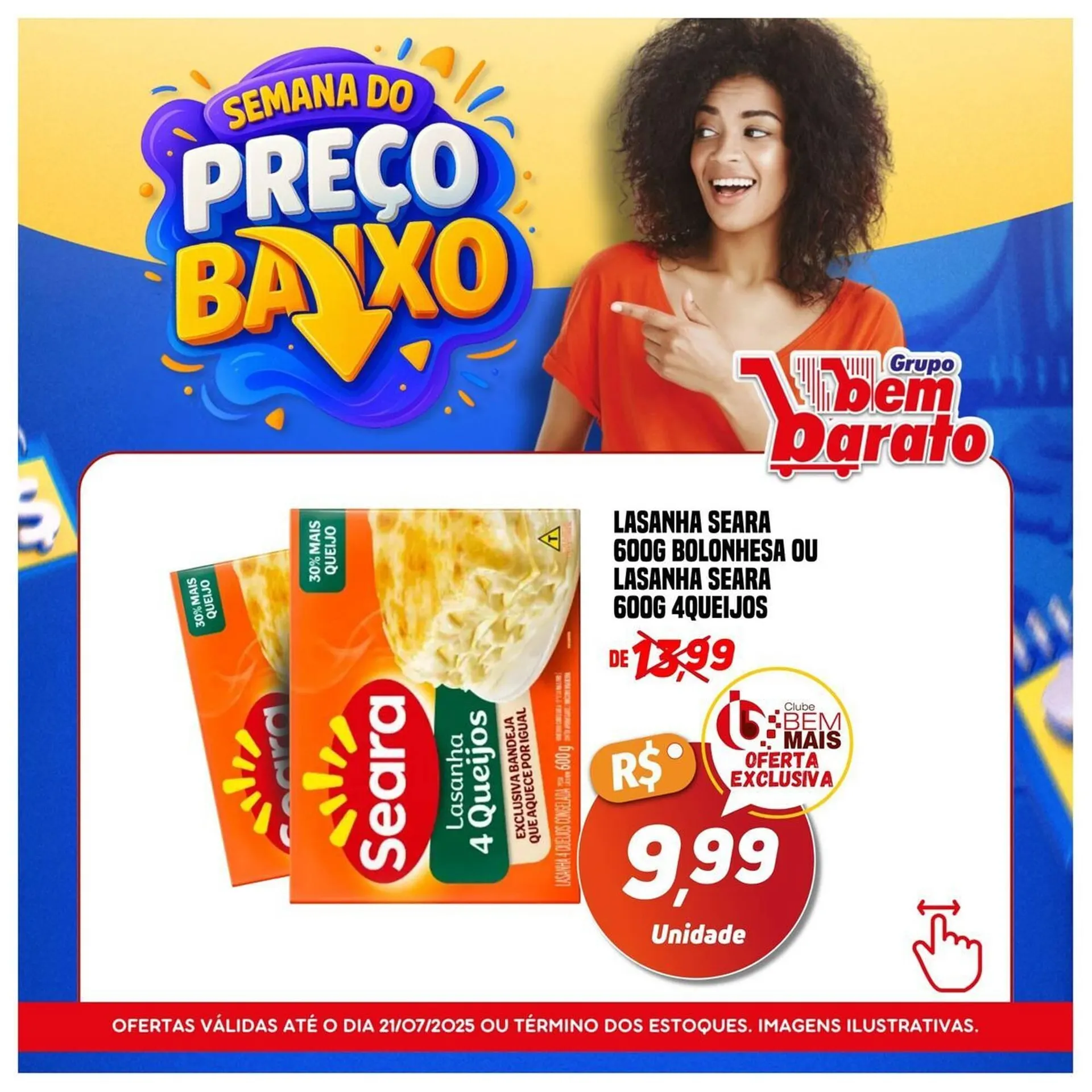 Encarte de Catálogo Supermercado Bem Barato 18 de julho até 21 de julho 2025 - Pagina 4