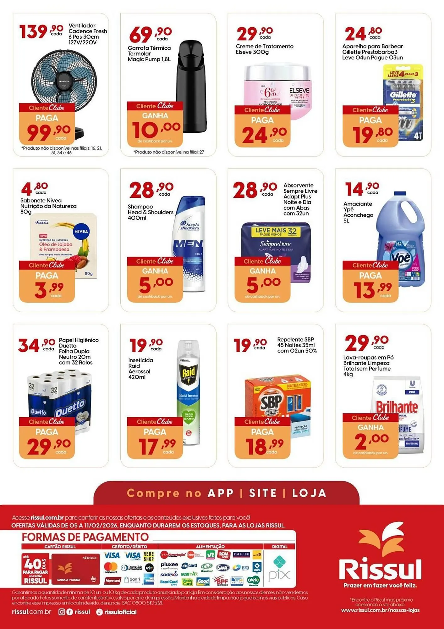 Encarte de Catálogo Supper Rissul 5 de fevereiro até 11 de fevereiro 2026 - Pagina 4
