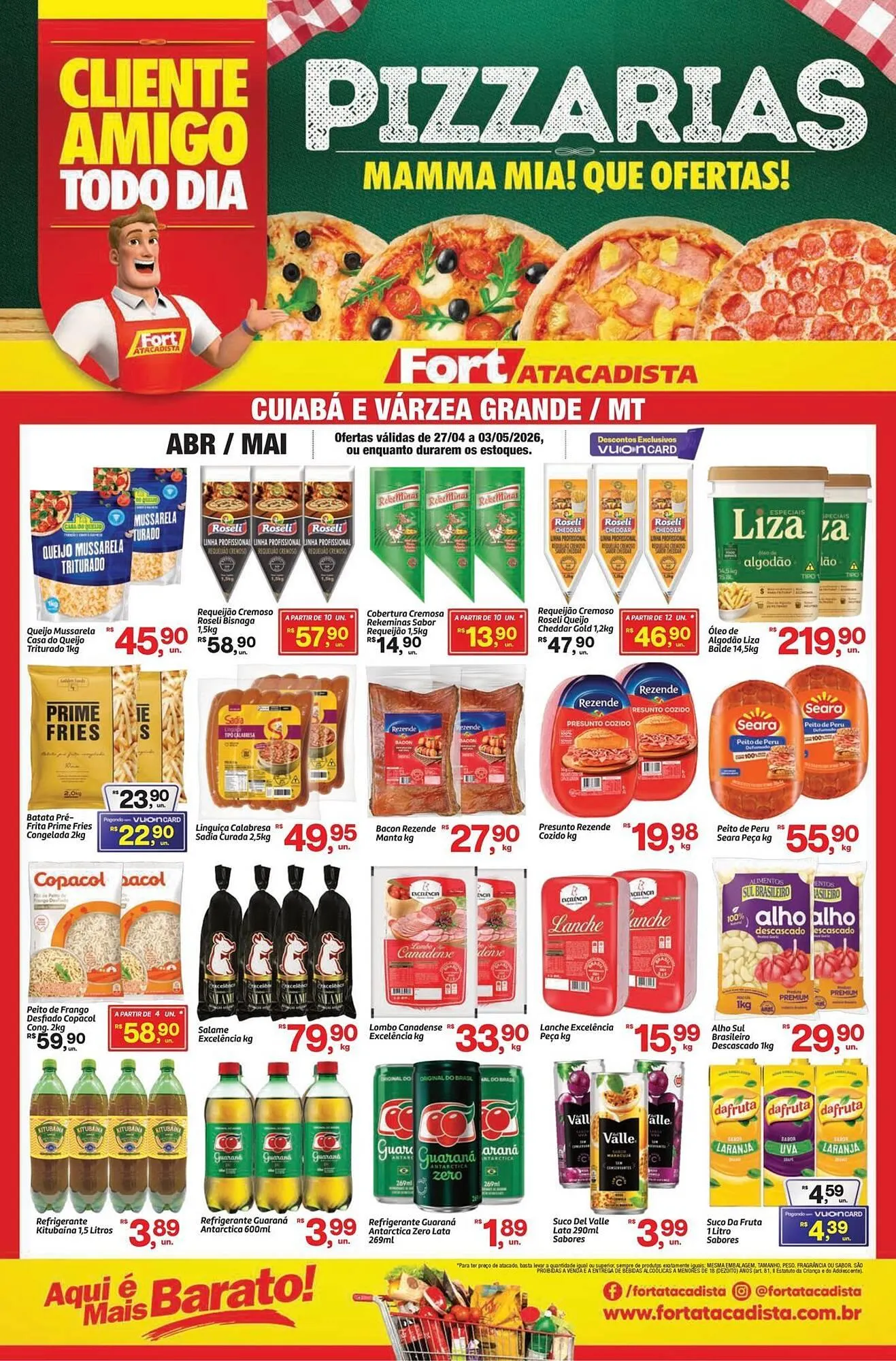 Encarte de Tabloide Fort Atacadista 27 de abril até 3 de maio 2026 - Pagina 1
