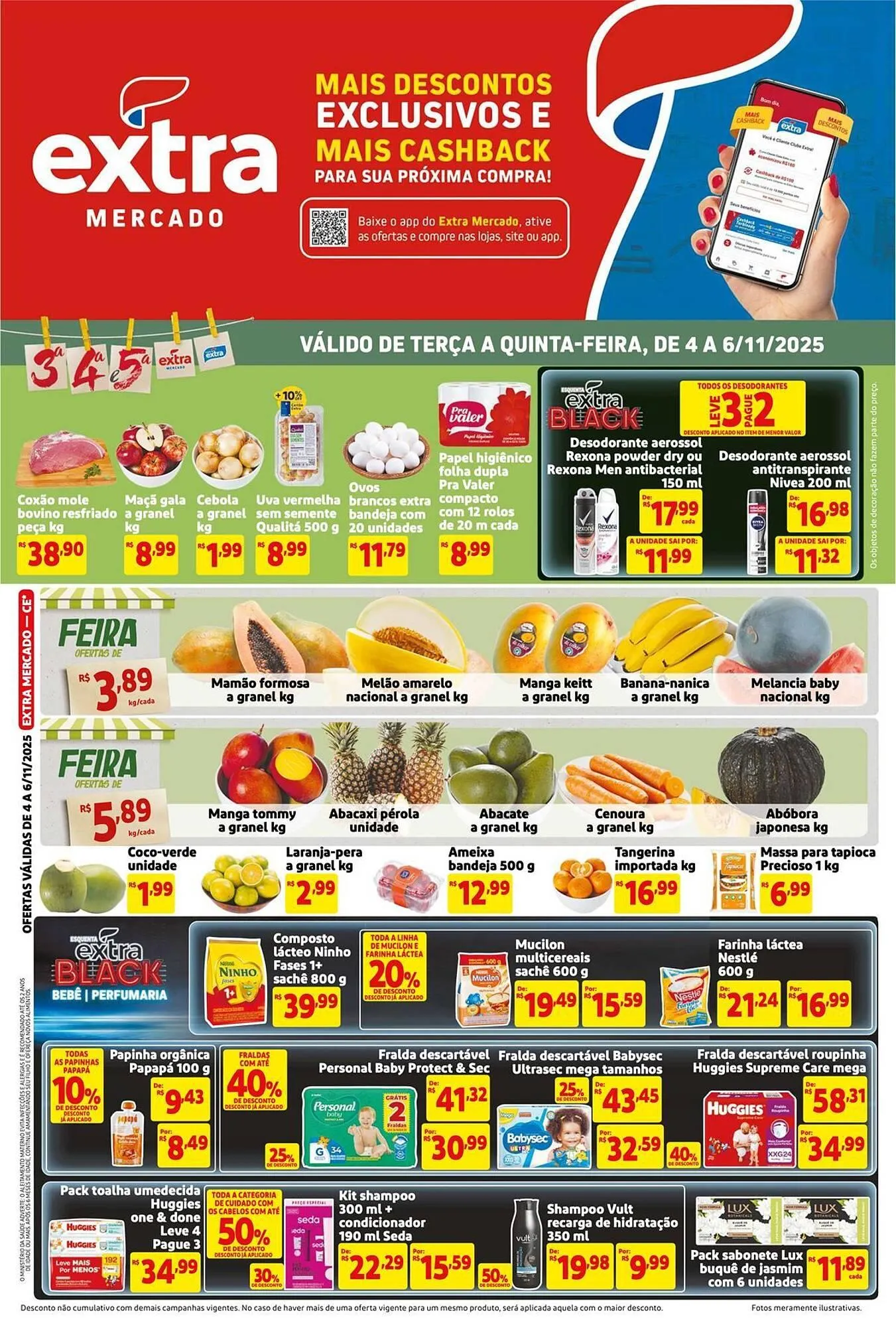 Encarte de Catálogo Extra 4 de novembro até 6 de novembro 2025 - Pagina 1