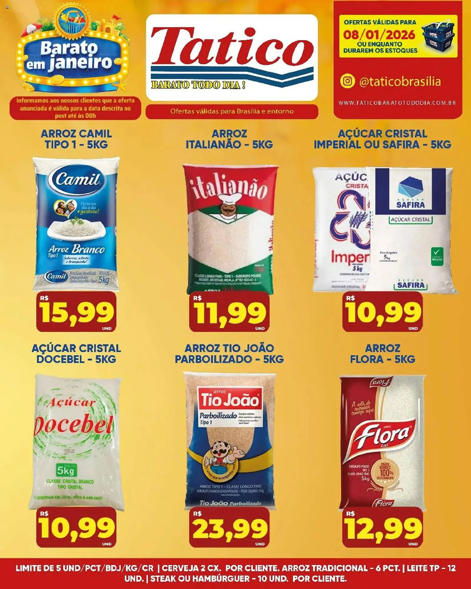 Encarte de Tabloide Tatico 8 de janeiro até 8 de janeiro 2026 - Pagina 1