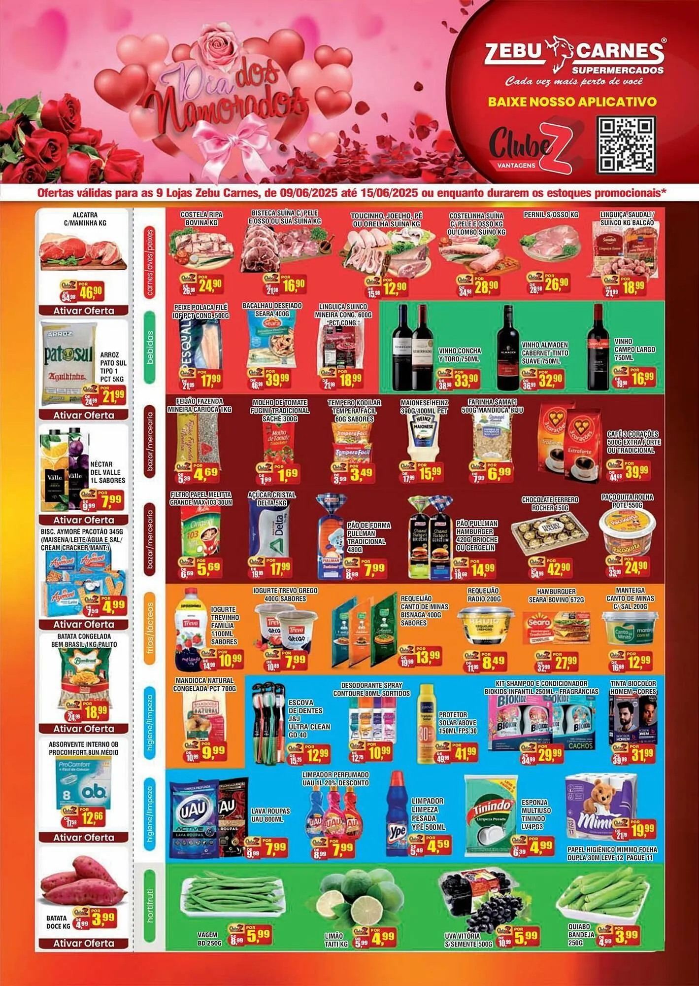 Encarte de Catálogo Zebu Carnes Supermercados 9 de junho até 15 de junho 2025 - Pagina 1