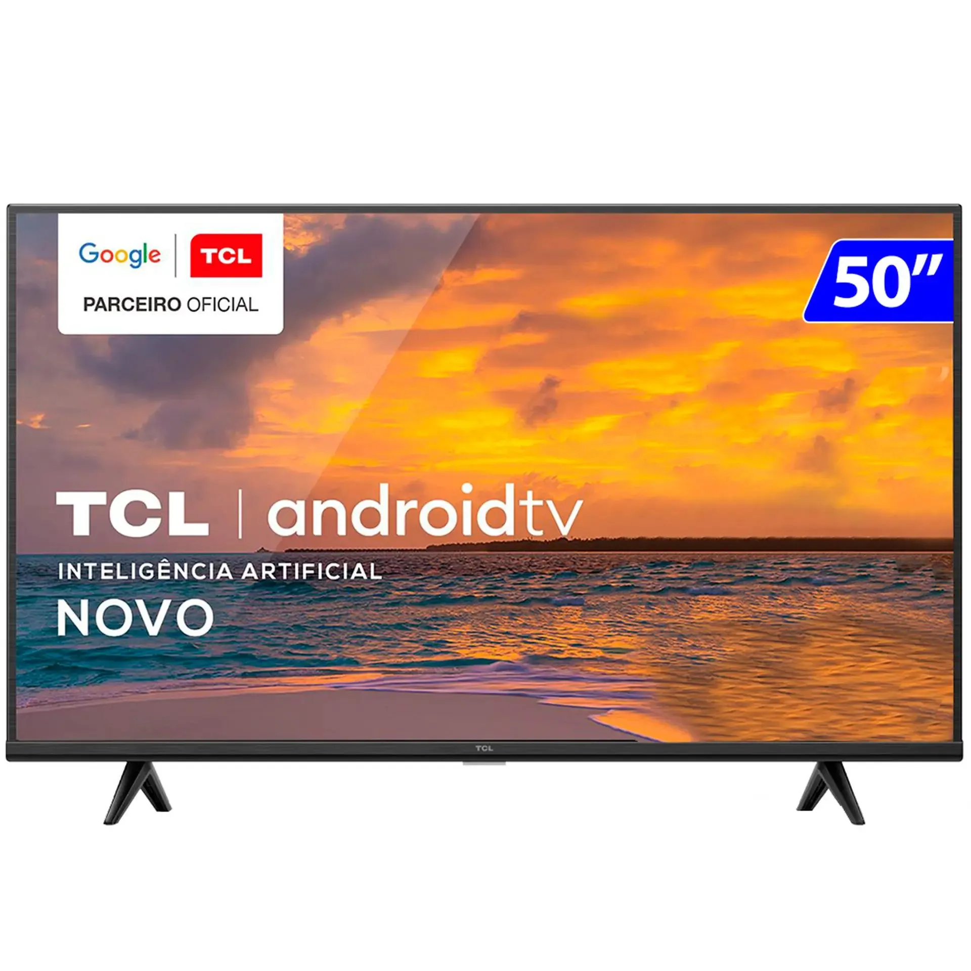 Smart TV TCL LED 50" 4K Wi-Fi Android HDR Comando de Voz 50P615