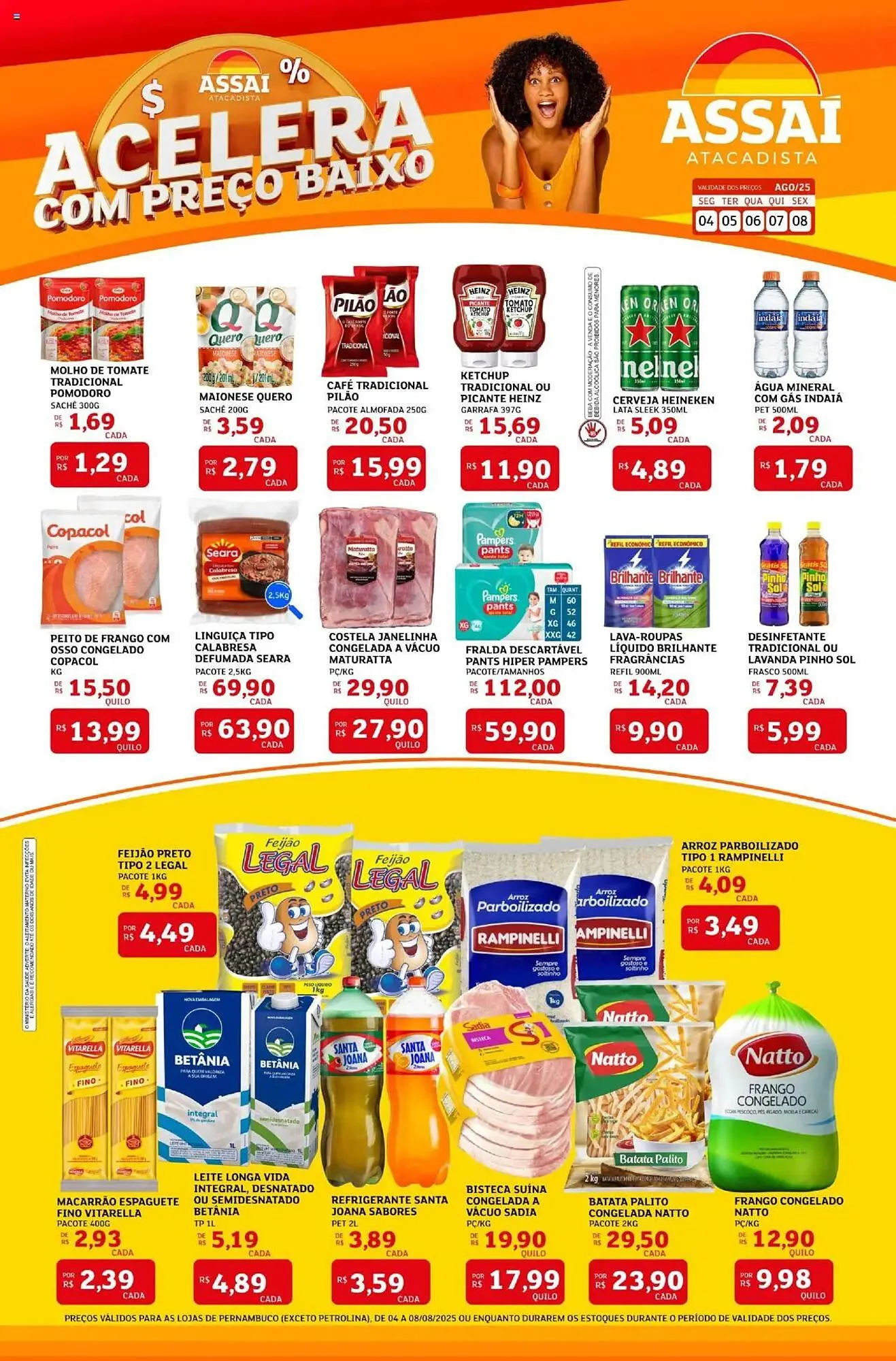 Encarte de Catálogo Assaí Atacadista 4 de agosto até 8 de agosto 2025 - Pagina 1