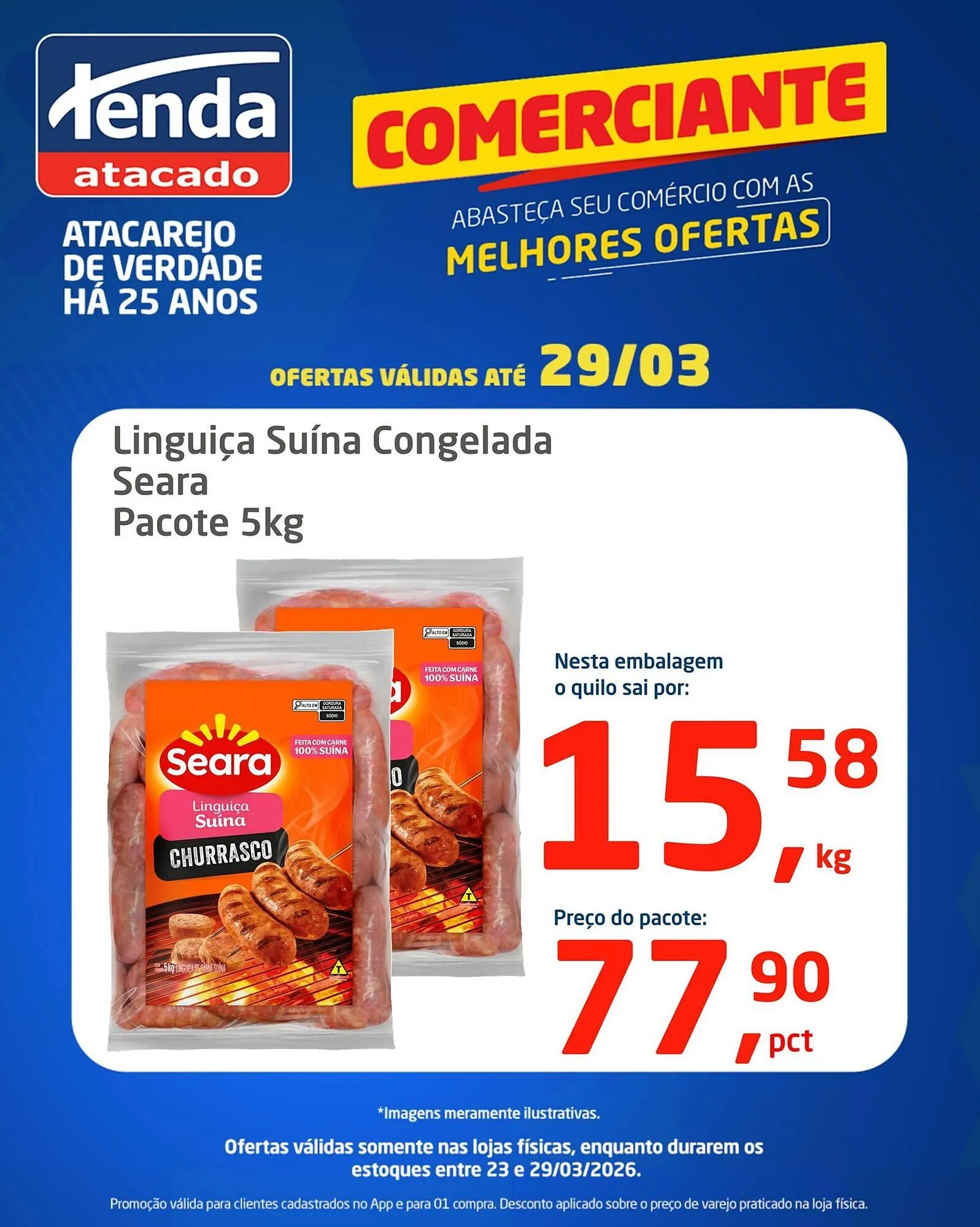 Encarte de Folheto Tenda Atacado 23 de março até 29 de março 2026 - Pagina 1