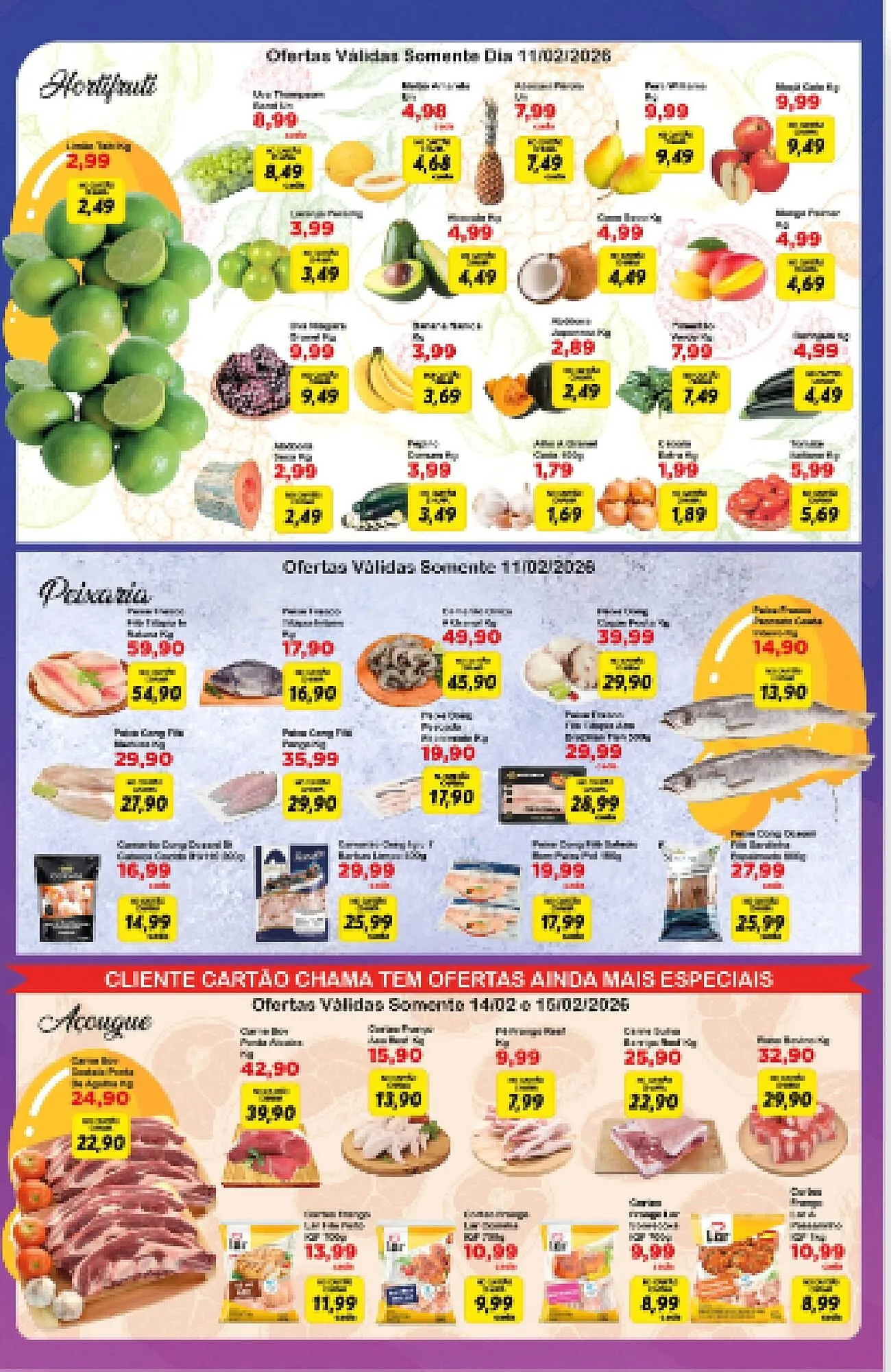 Encarte de Catálogo Chama Supermercados 10 de fevereiro até 17 de fevereiro 2026 - Pagina 3