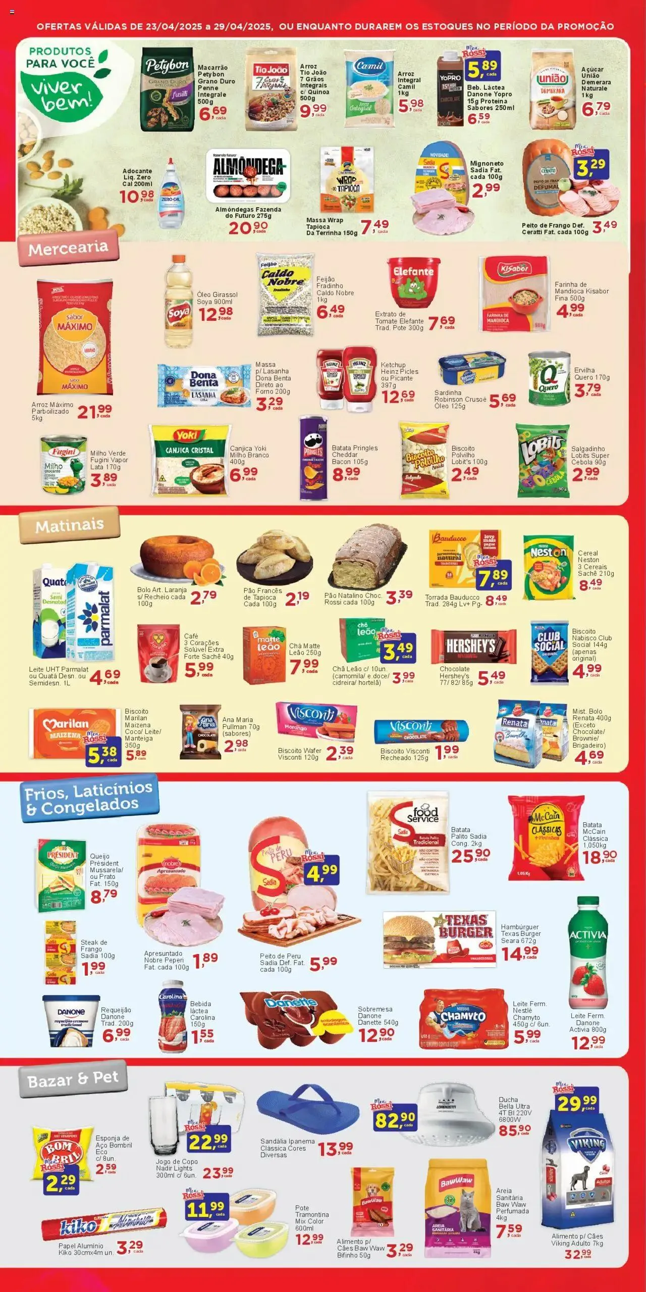 Encarte de Rossi Supermercados - Ofertas da semana 23 de abril até 29 de abril 2025 - Pagina 2