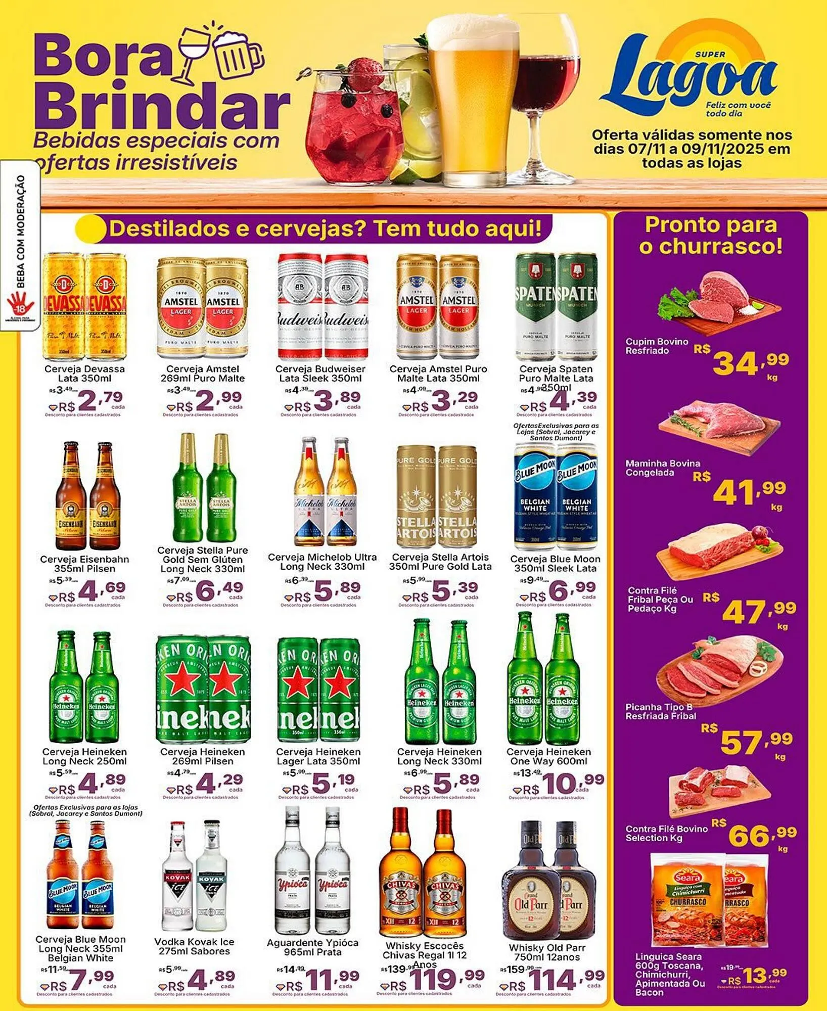 Encarte de Encarte Super Lagoa 7 de novembro até 9 de novembro 2025 - Pagina 1