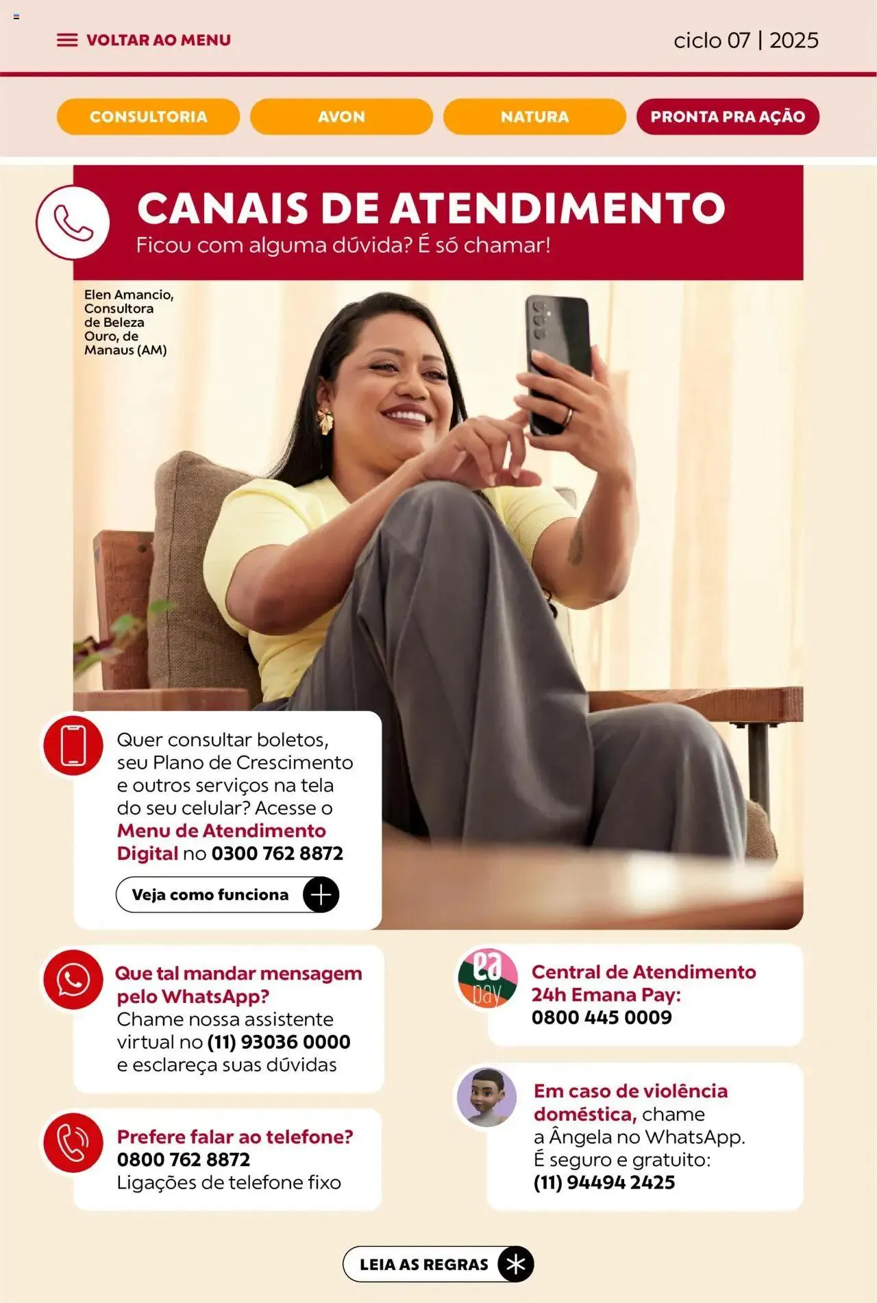 Encarte de Avon - Campanha 07: Minha Consultoria 3 de abril até 1 de maio 2025 - Pagina 91