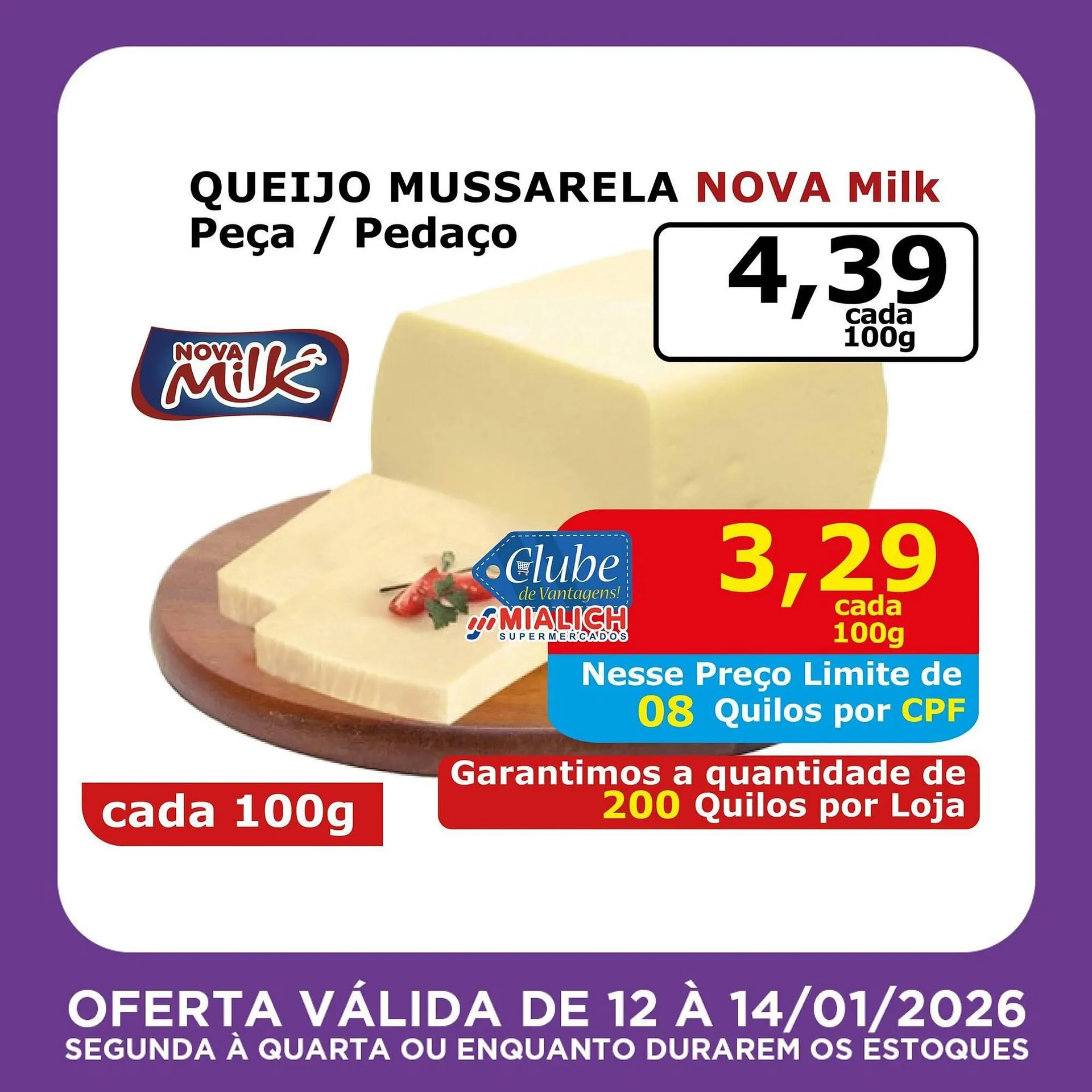 Encarte de Catálogo Mialich Supermercados 12 de janeiro até 14 de janeiro 2026 - Pagina 3