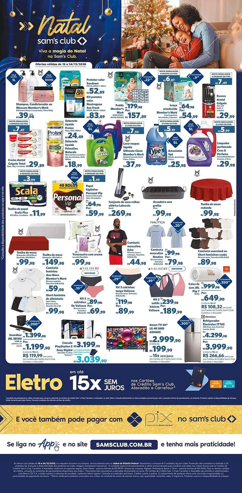 Encarte de Folheto Sam's Club 18 de dezembro até 24 de dezembro 2025 - Pagina 3