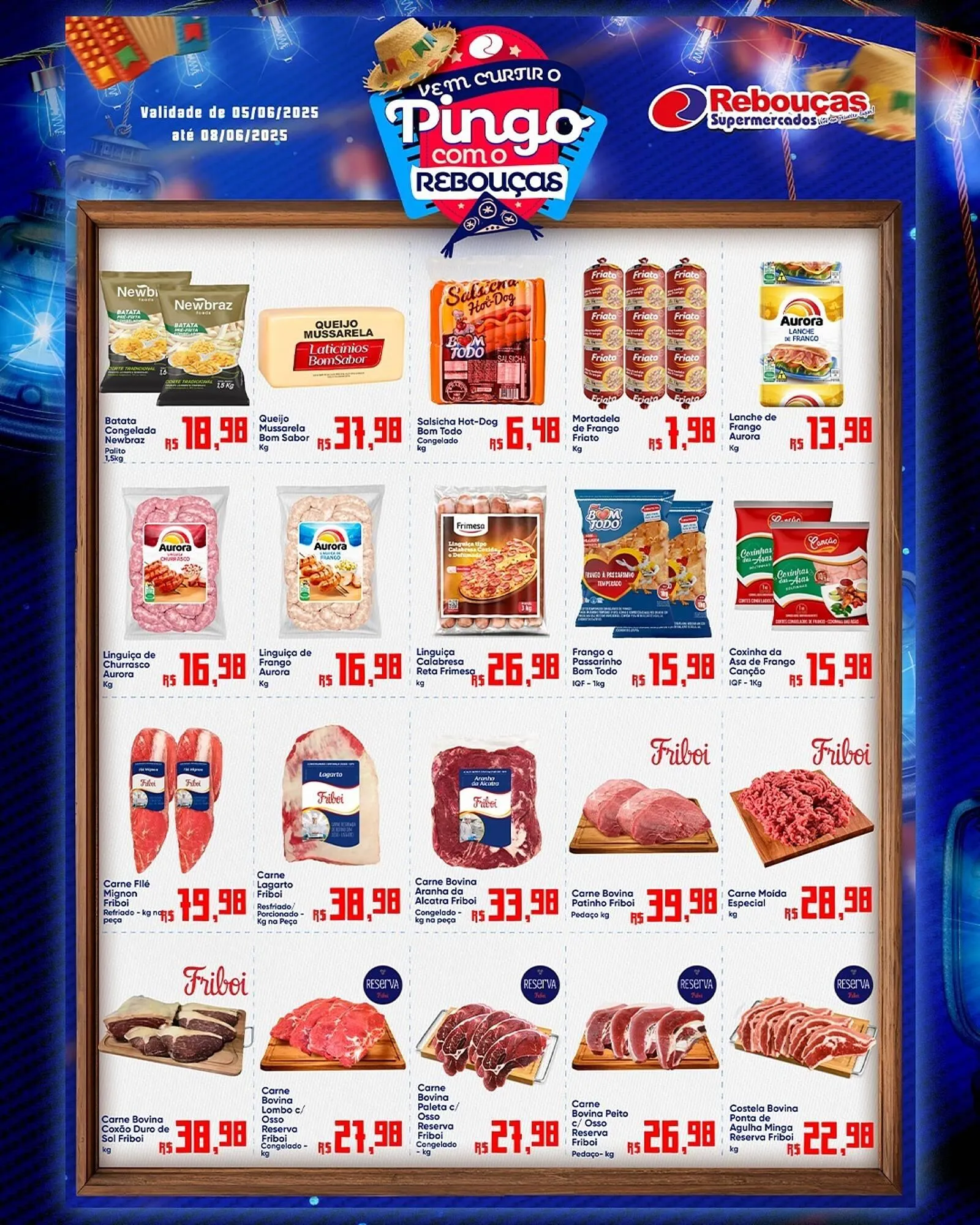 Encarte de Catálogo Rebouças Supermercados 5 de junho até 8 de junho 2025 - Pagina 4