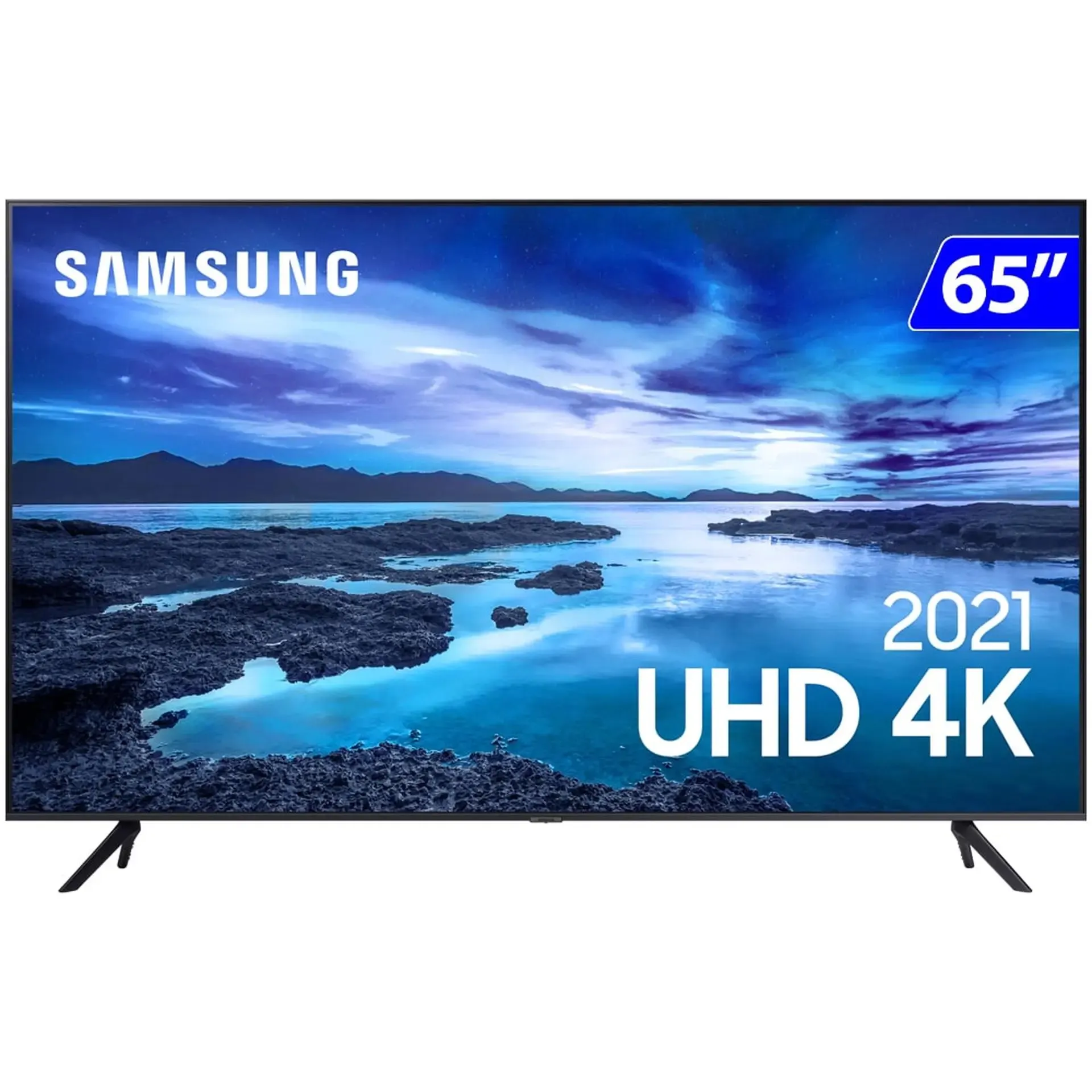 Smart TV Samsung LED 65" 4K Wi-Fi Tizen Crystal UHD UN65AU7700GXZD
