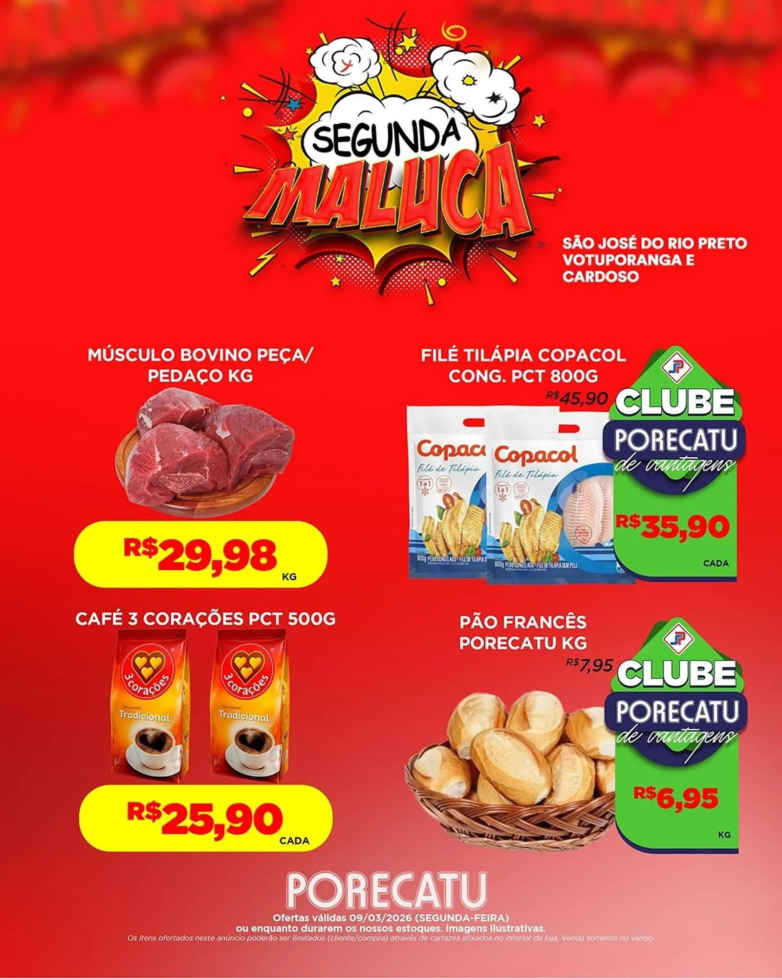 Encarte de Catálogo Supermercado Porecatu 9 de março até 9 de março 2026 - Pagina 2