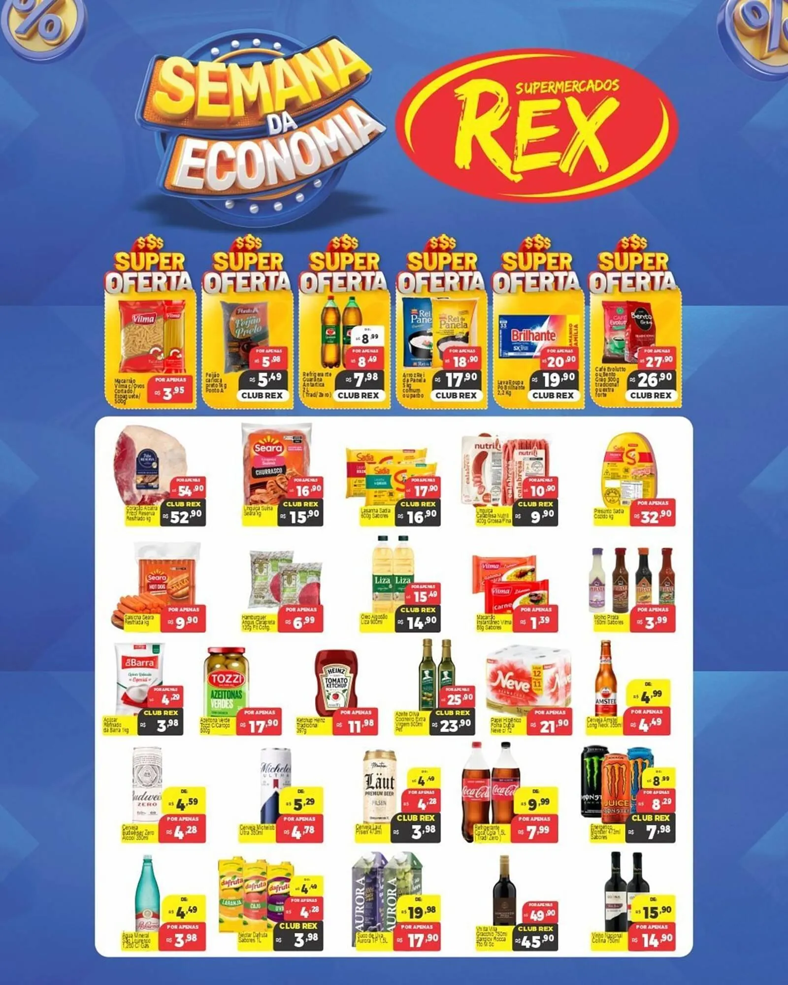 Encarte de Catálogo Supermercados Rex 30 de abril até 6 de maio 2026 - Pagina 1