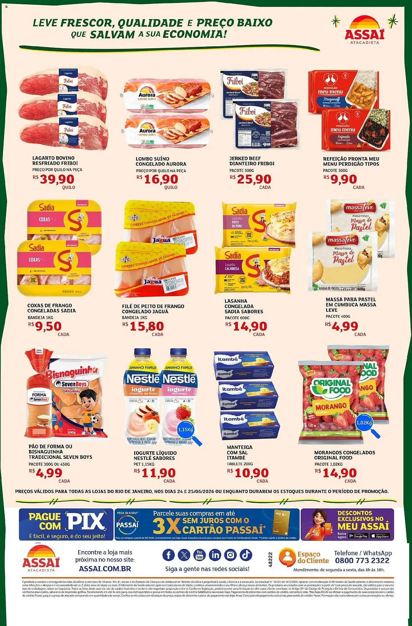 Encarte de Encarte Assaí Atacadista 24 de junho até 25 de junho 2026 - Pagina 2