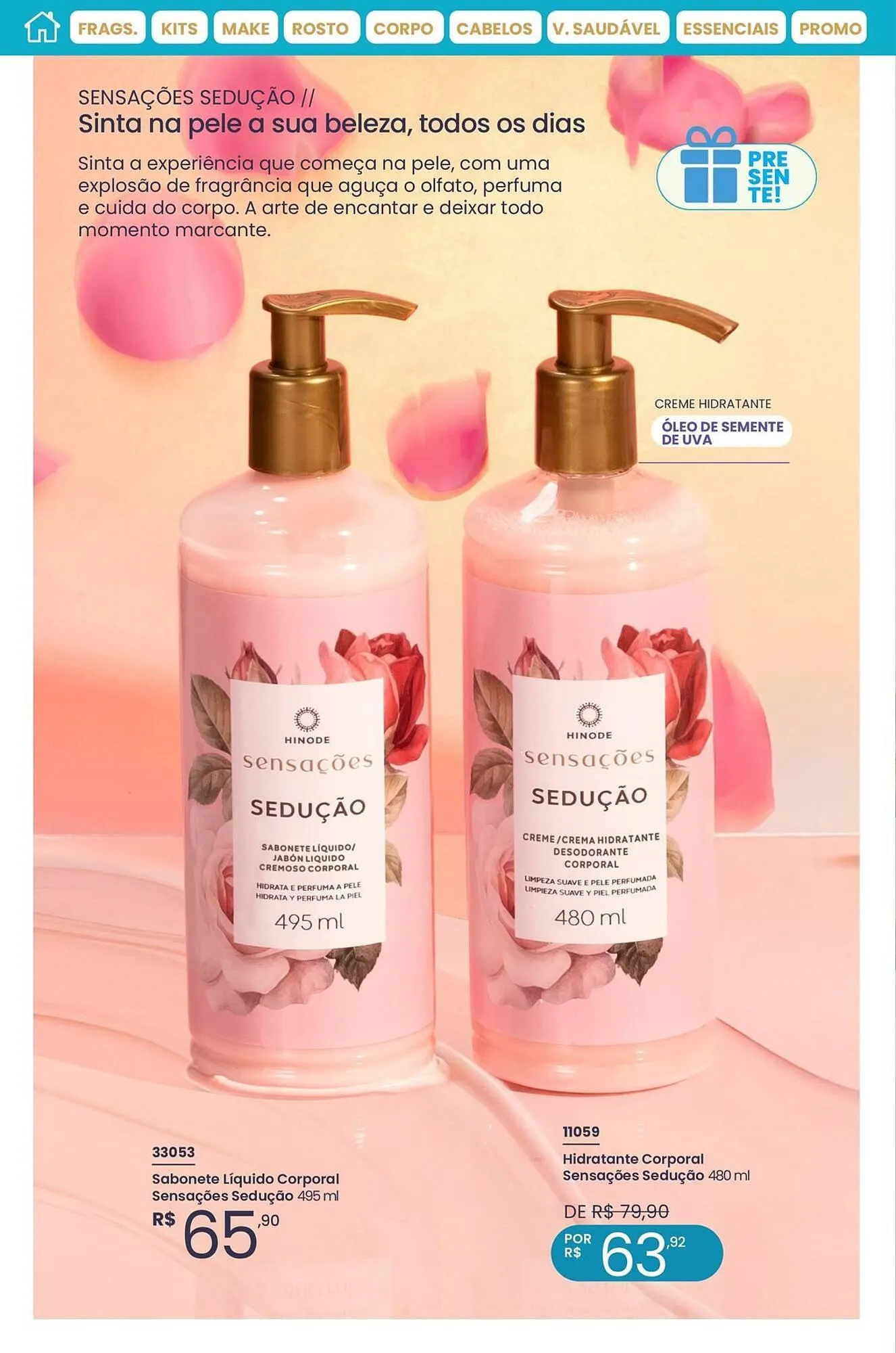 Encarte de Catálogo Hinode 1 de abril até 30 de abril 2026 - Pagina 56