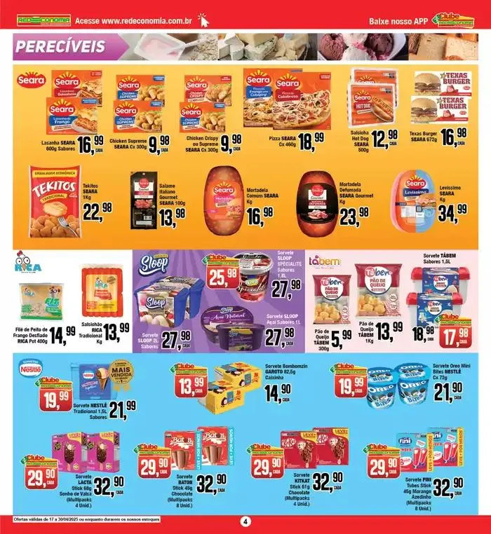 Encarte de Ofertas Rede Economia 17 de abril até 30 de abril 2025 - Pagina 3
