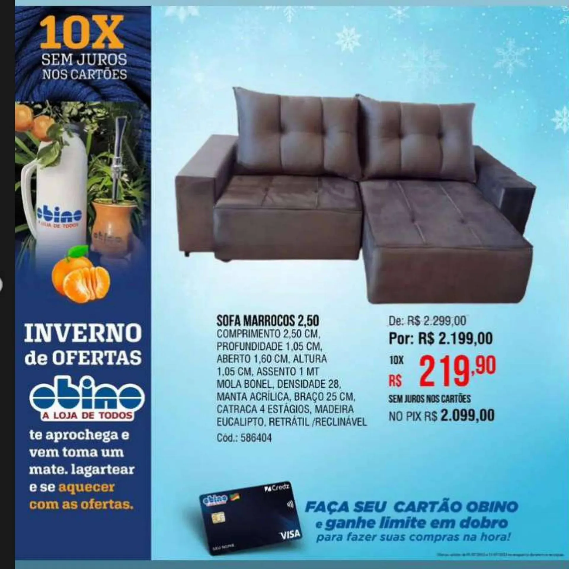 Encarte de Catálogo Lojas Obino 4 de julho até 11 de julho 2023 - Pagina 11