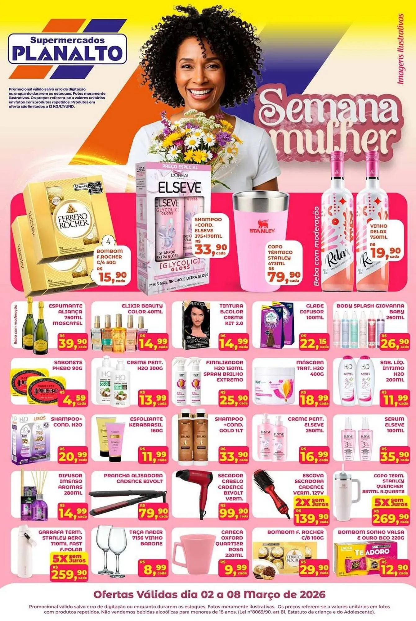 Encarte de Catálogo Supermercados Planalto 2 de março até 8 de março 2026 - Pagina 1