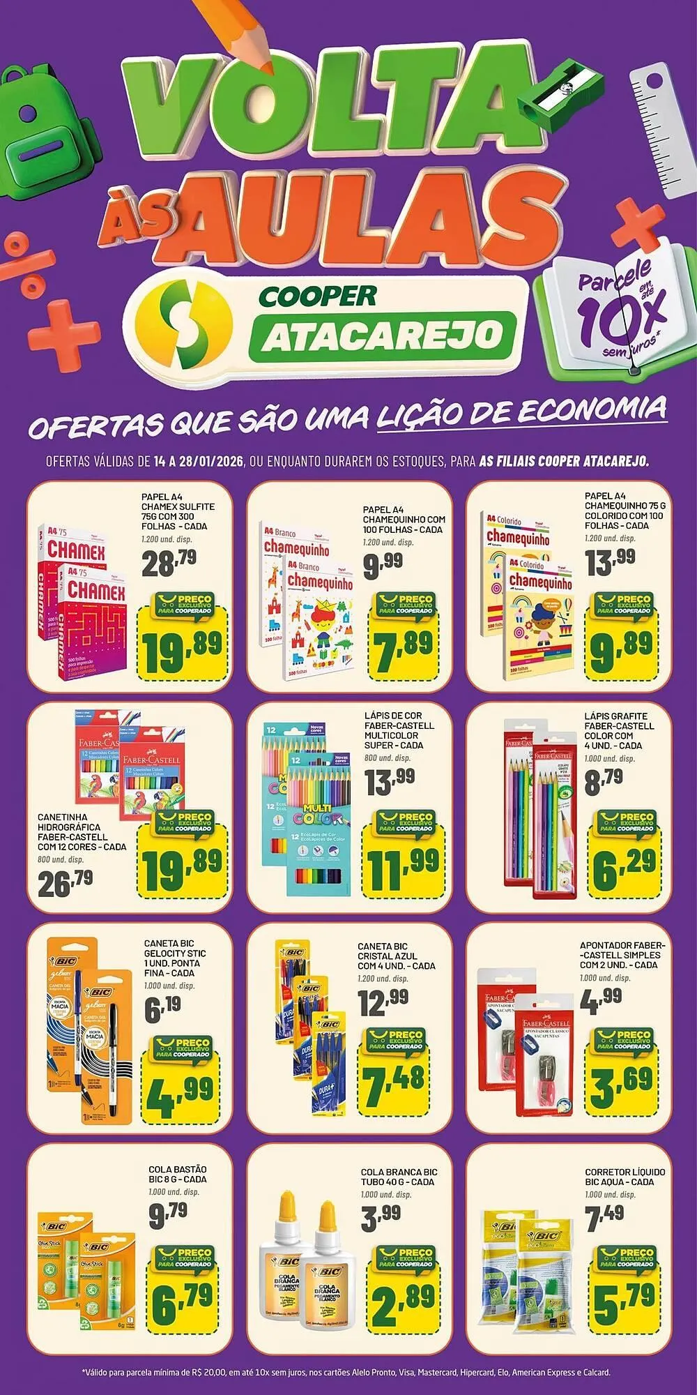Encarte de Tabloide Cooper 15 de janeiro até 28 de janeiro 2026 - Pagina 1