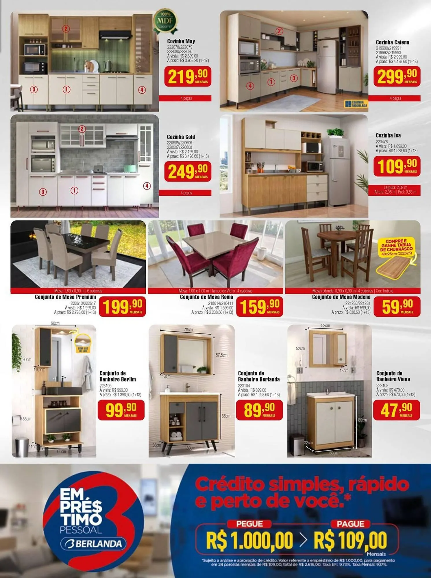 Encarte de Catálogo Berlanda 1 de abril até 26 de abril 2026 - Pagina 13