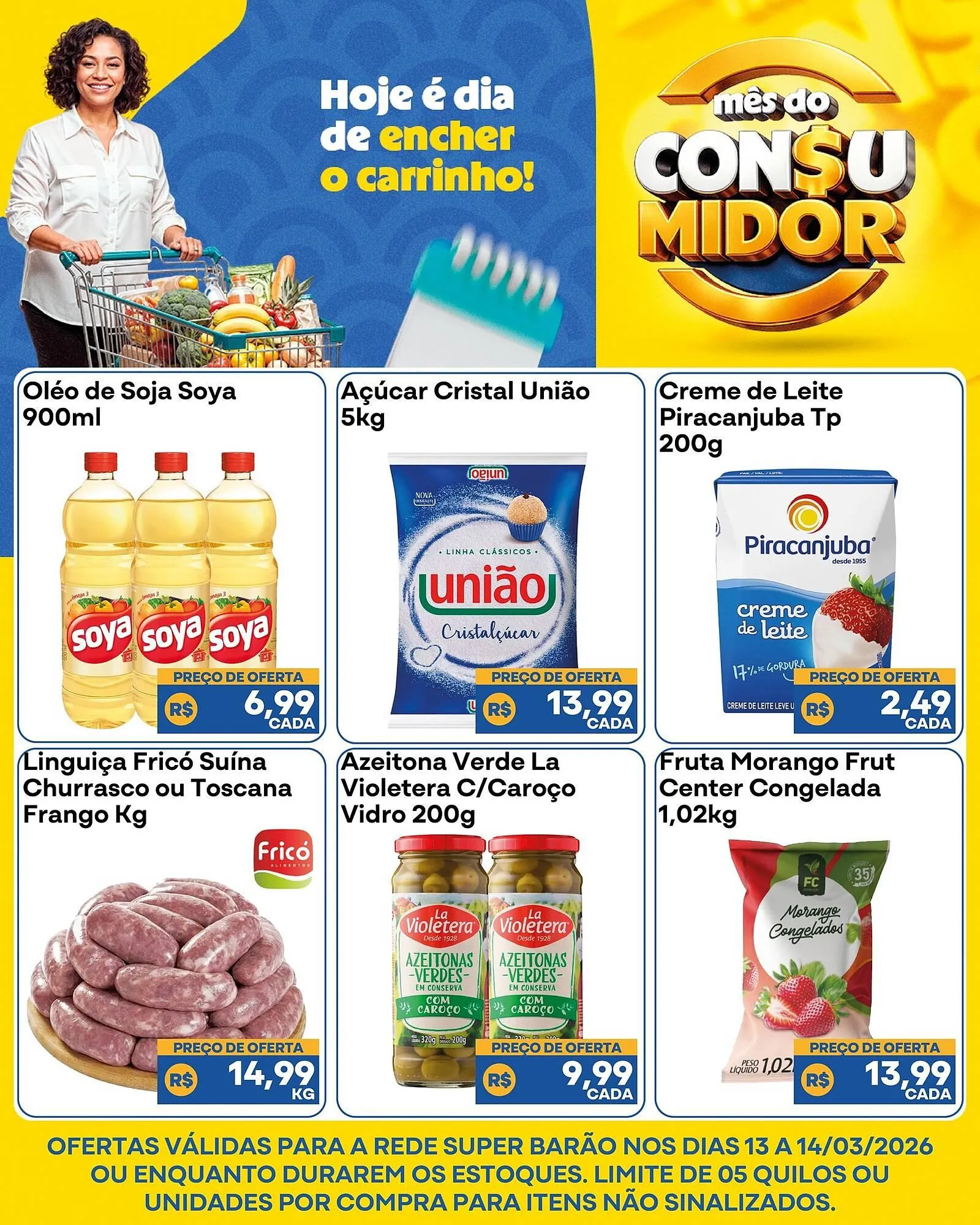 Encarte de Catálogo Super Barão 13 de março até 14 de março 2026 - Pagina 1