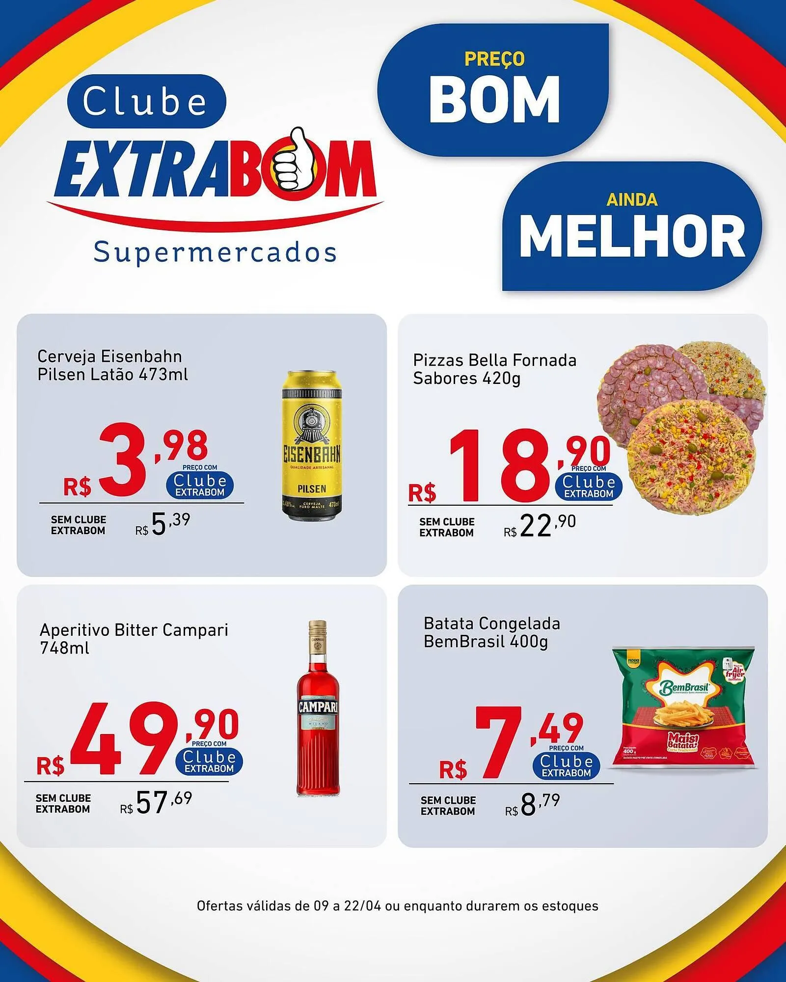 Encarte de Catálogo Extrabom Supermercados 14 de abril até 22 de abril 2026 - Pagina 1