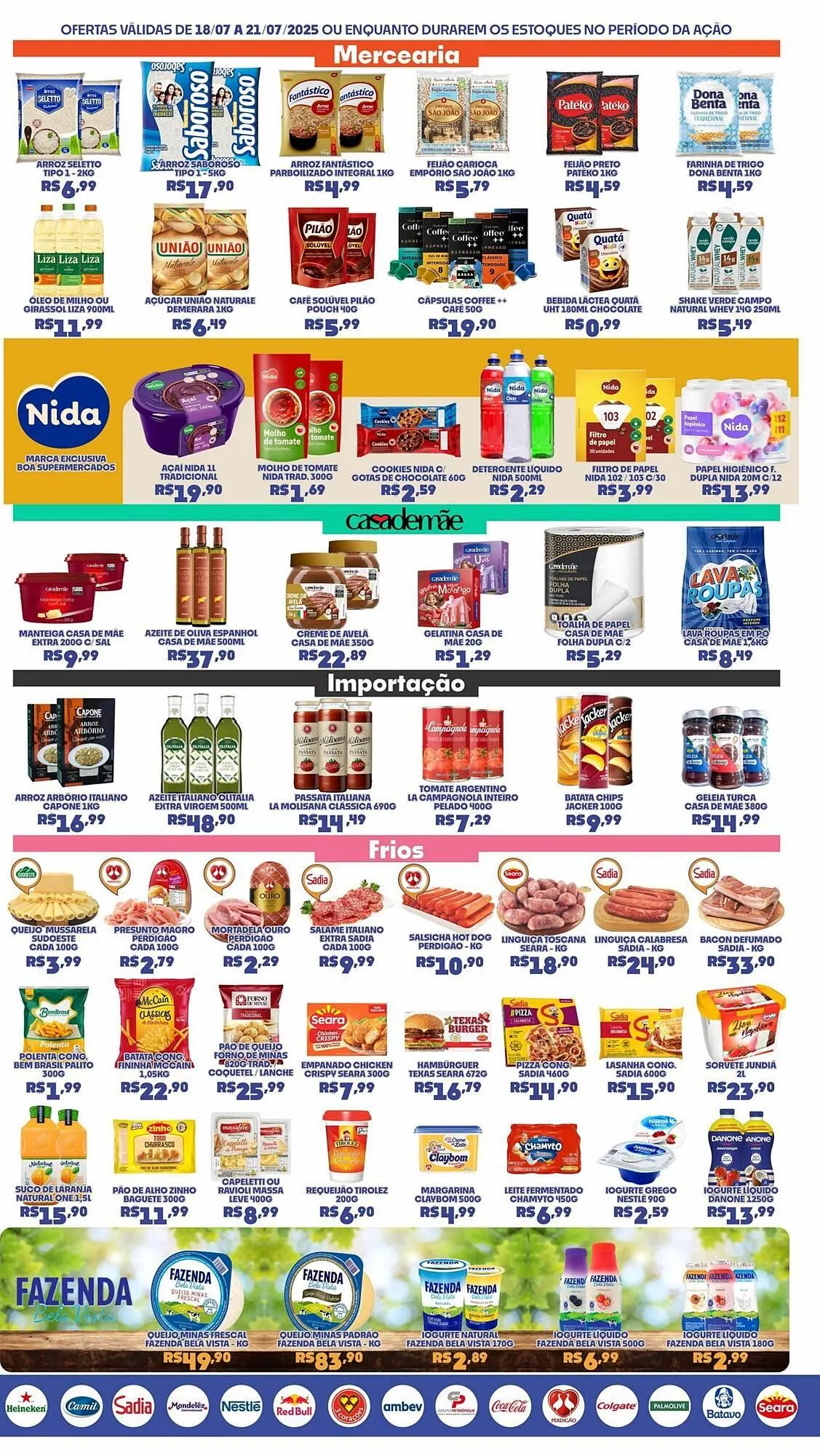 Encarte de Catálogo Boa Supermercados 18 de julho até 21 de julho 2025 - Pagina 3