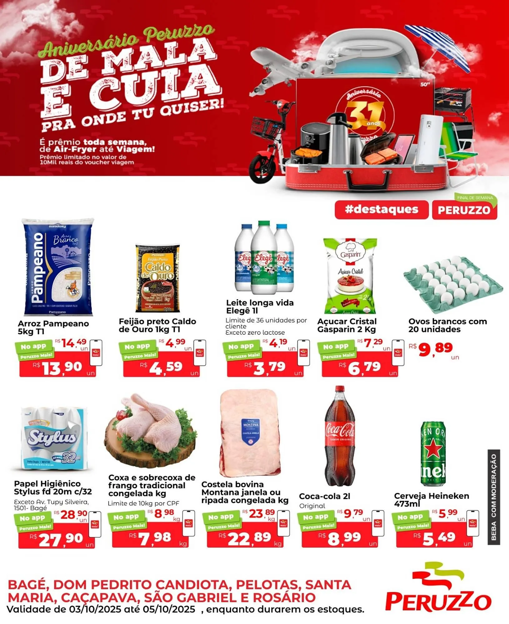 Encarte de Encarte Peruzzo 3 de outubro até 5 de outubro 2025 - Pagina 1