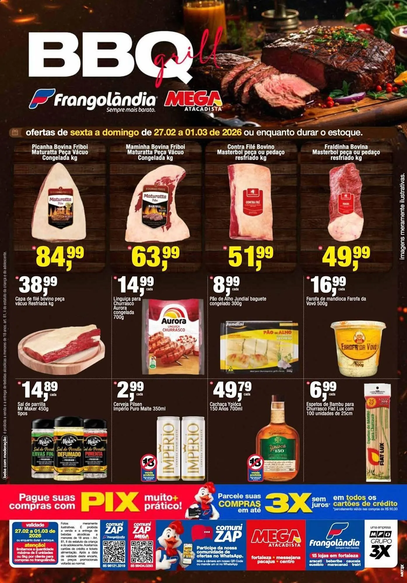 Encarte de Encarte Frangolândia 27 de fevereiro até 1 de março 2026 - Pagina 1
