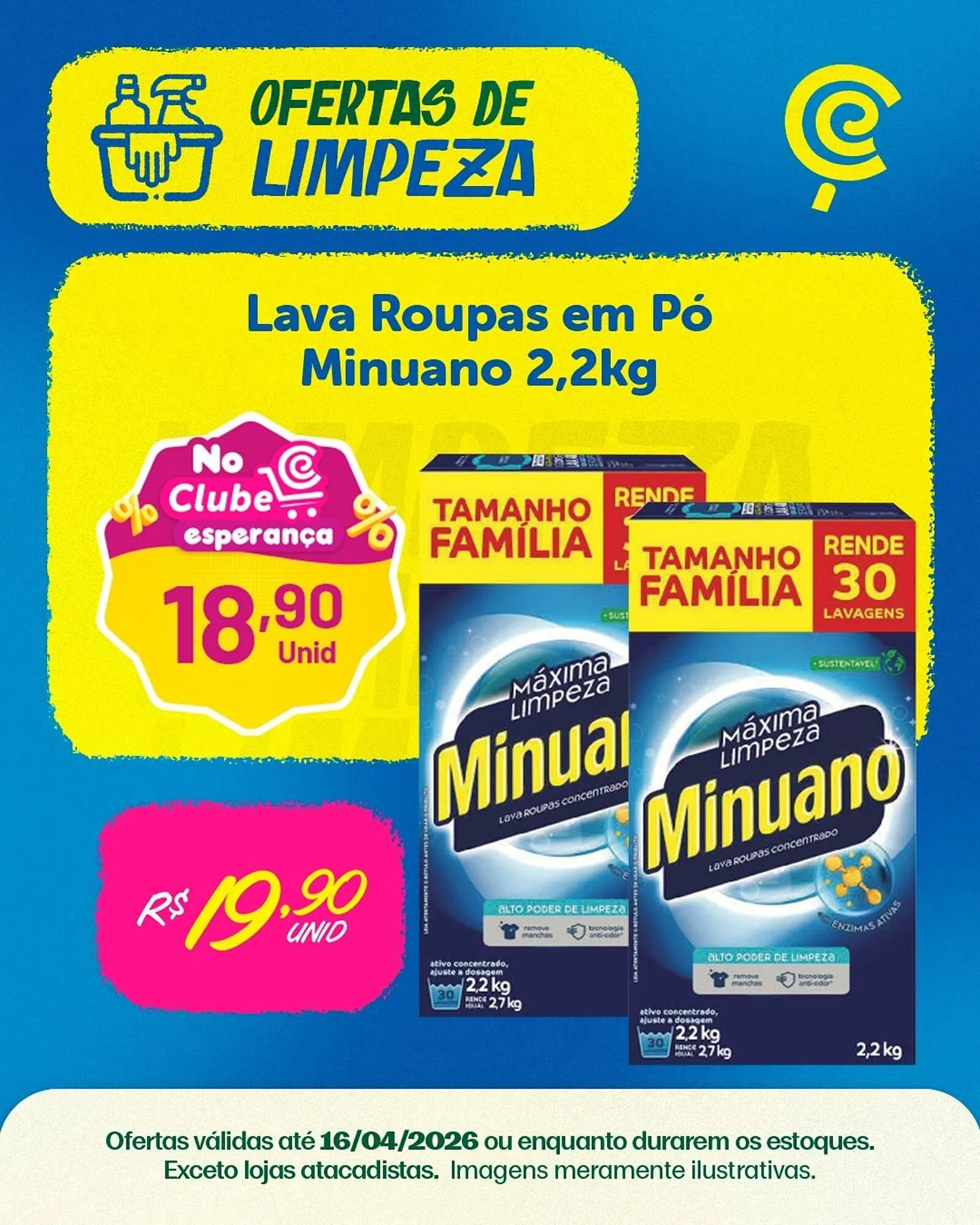 Encarte de Folheto Comercial Esperança 13 de abril até 16 de abril 2026 - Pagina 1