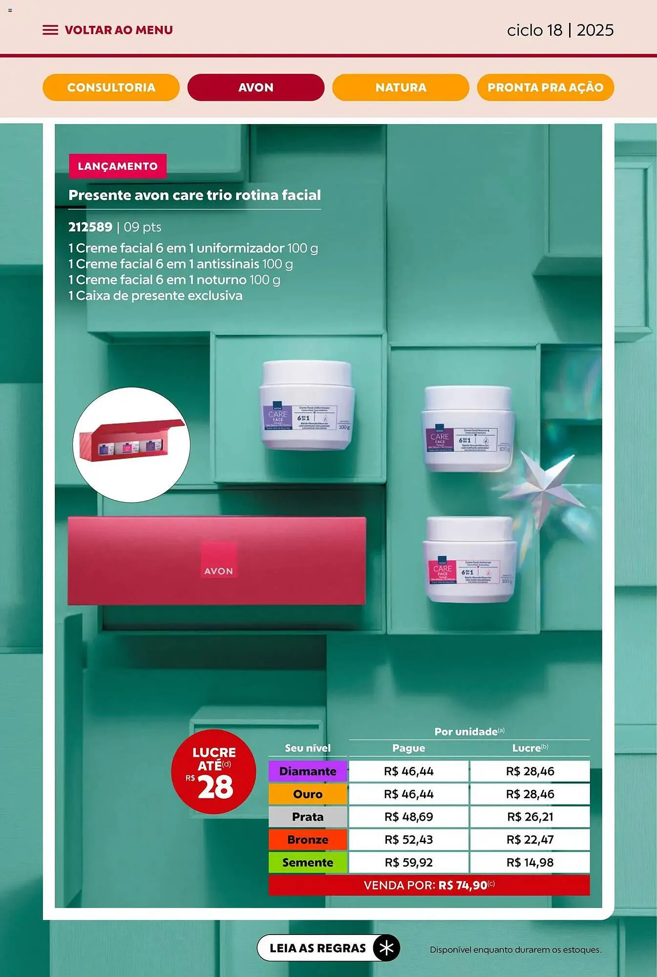 Encarte de Catálogo Avon 29 de outubro até 30 de novembro 2025 - Pagina 28
