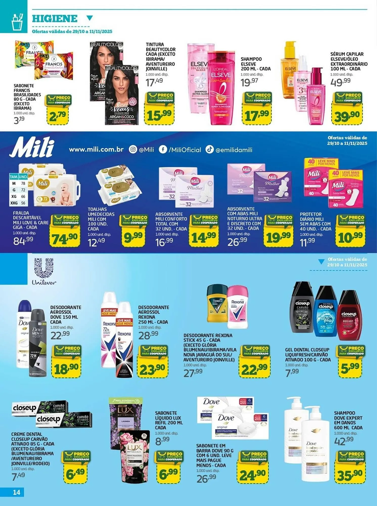 Encarte de Tabloide Cooper 30 de outubro até 11 de novembro 2025 - Pagina 14