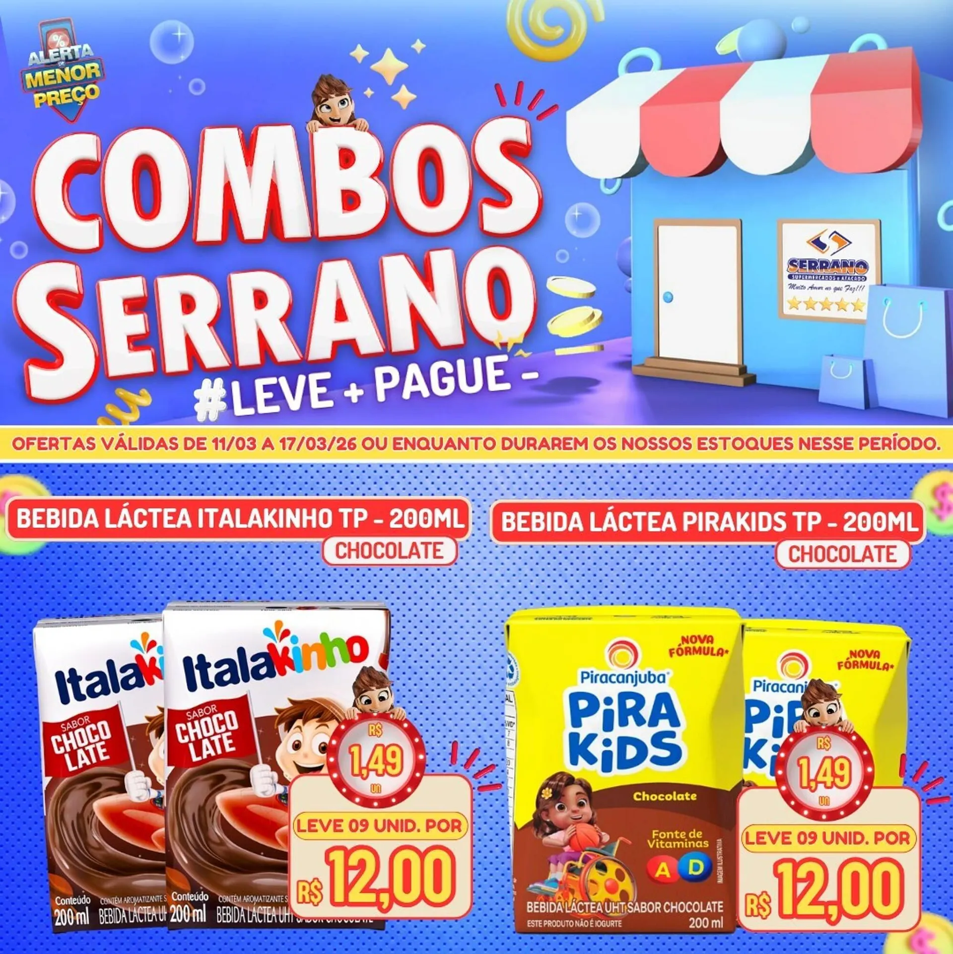 Encarte de Catálogo Serrano Supermercado 11 de março até 17 de março 2026 - Pagina 2