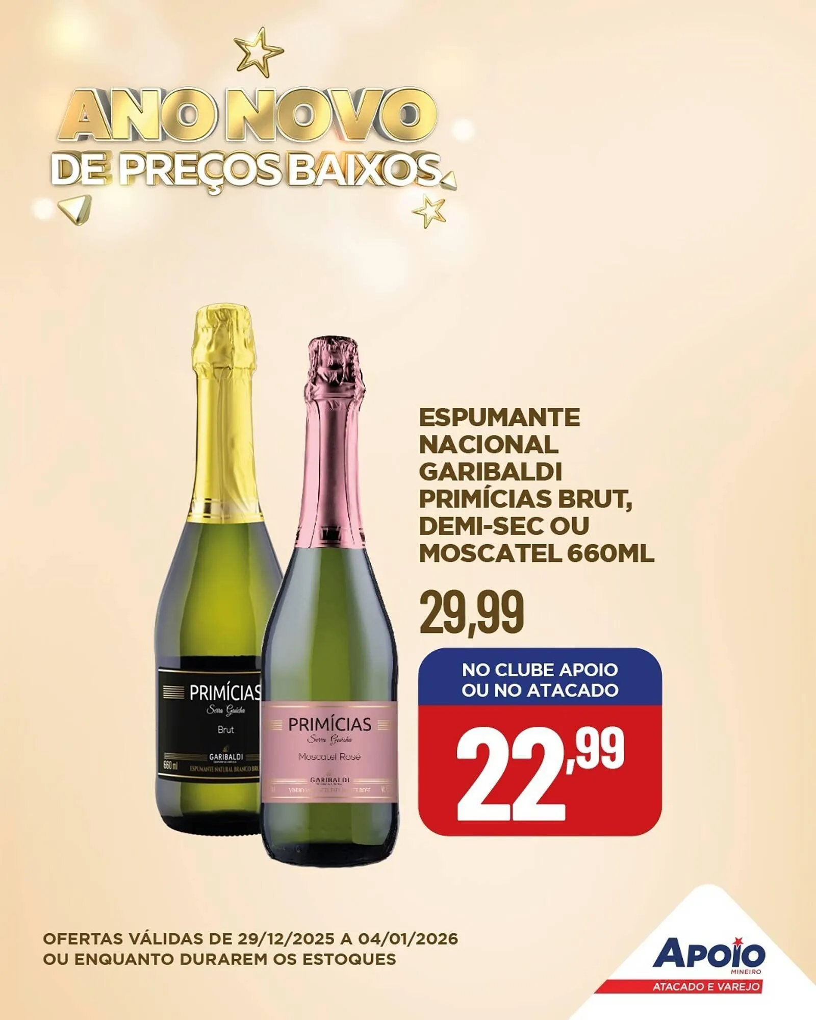 Encarte de Folheto Apoio Mineiro 2 de janeiro até 4 de janeiro 2026 - Pagina 1