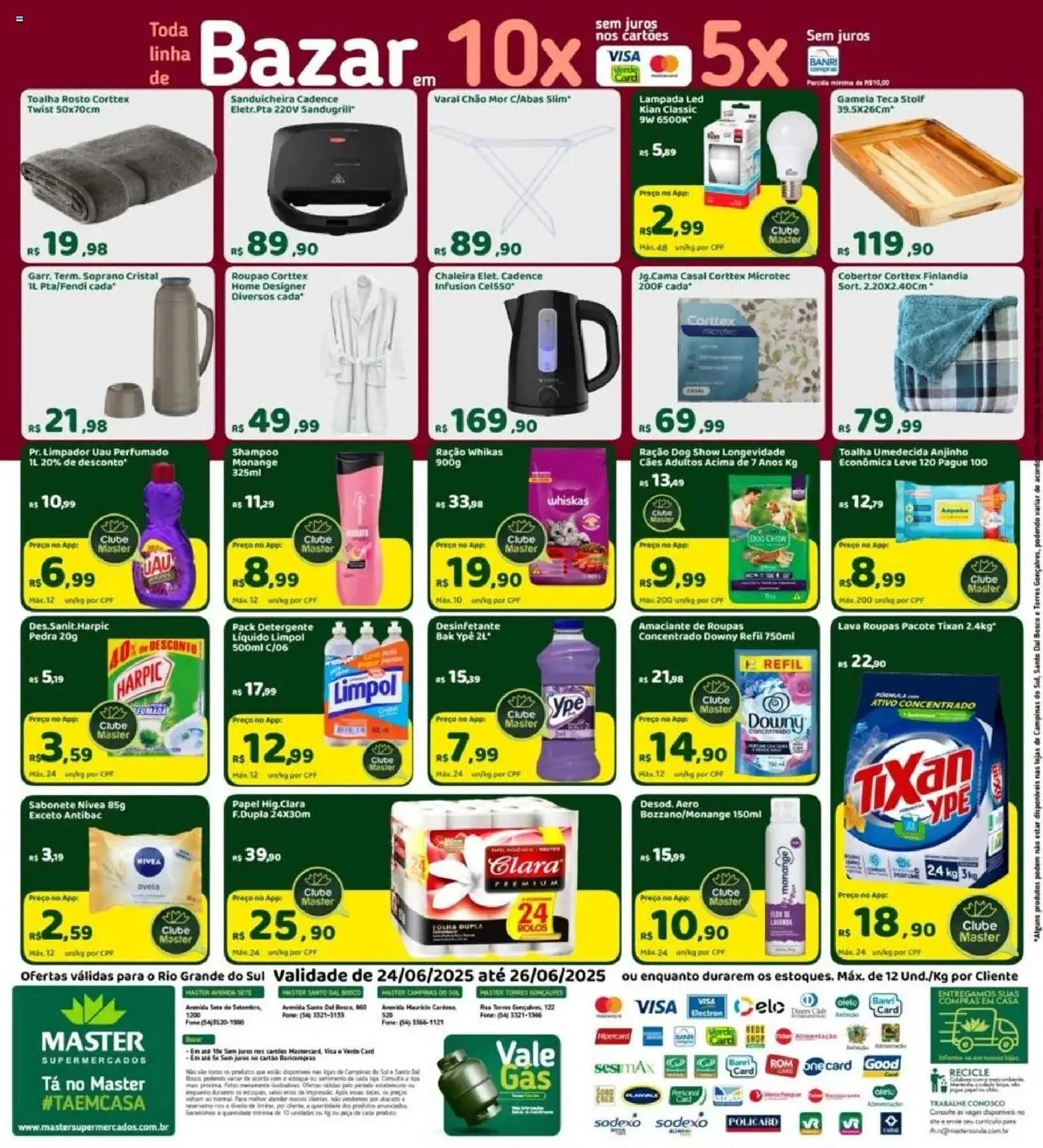 Encarte de Catálogo Master Supermercados 24 de junho até 26 de junho 2025 - Pagina 4