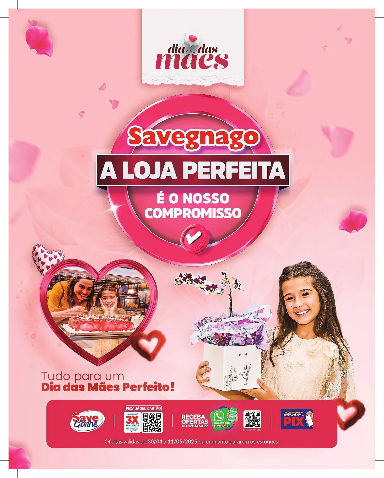 Encarte de Catálogo Supermercados Savegnago 1 de maio até 11 de maio 2025 - Pagina 1