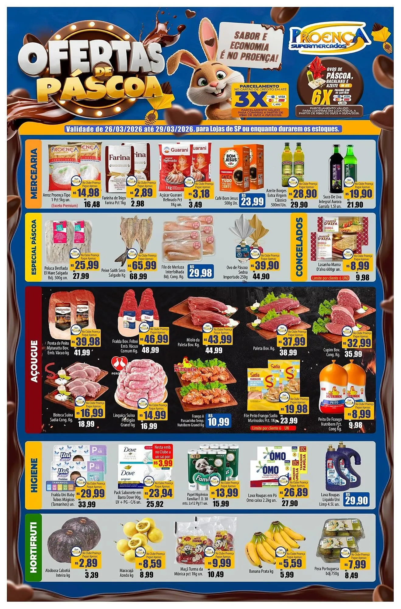 Encarte de Catálogo Proença Supermercados 26 de março até 29 de março 2026 - Pagina 1