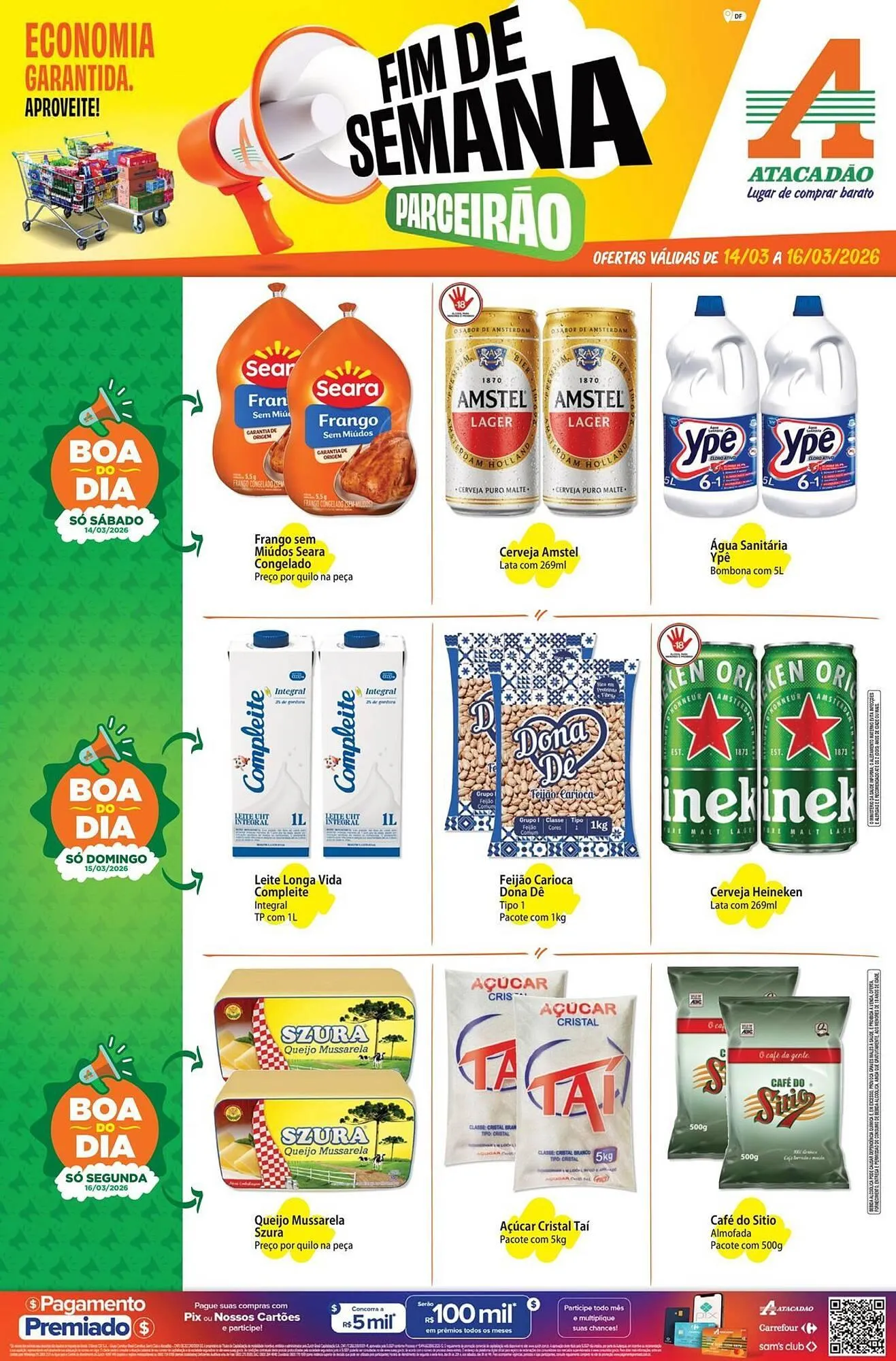Encarte de Folheto Atacadão 16 de março até 16 de março 2026 - Pagina 1