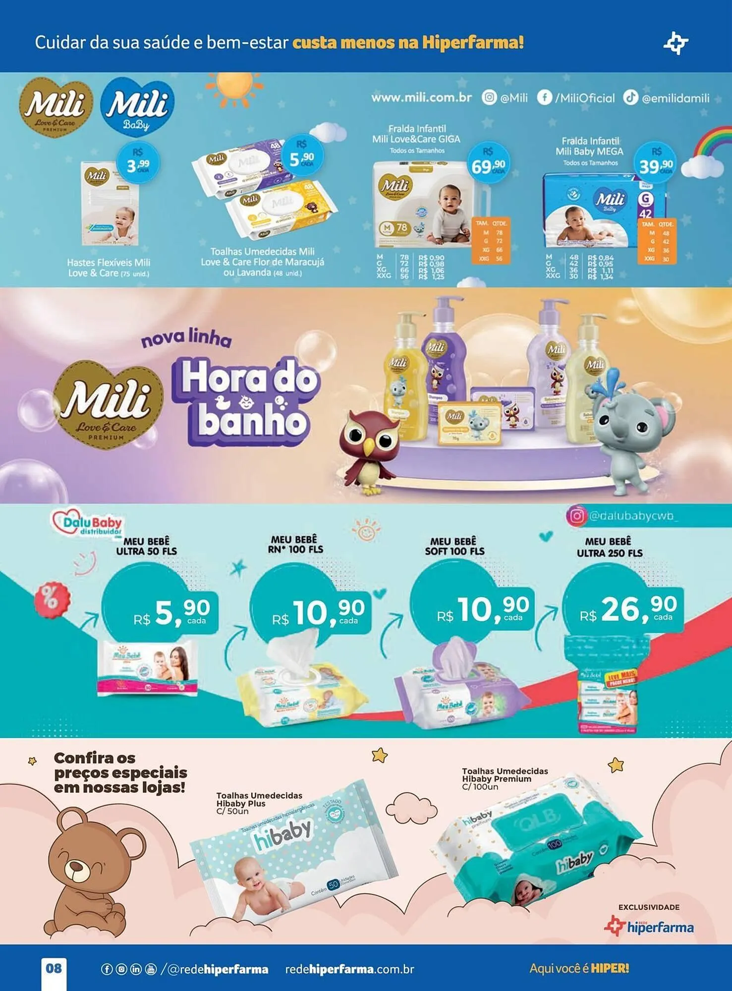 Encarte de Catálogo Hiper Farma 5 de julho até 4 de agosto 2025 - Pagina 8