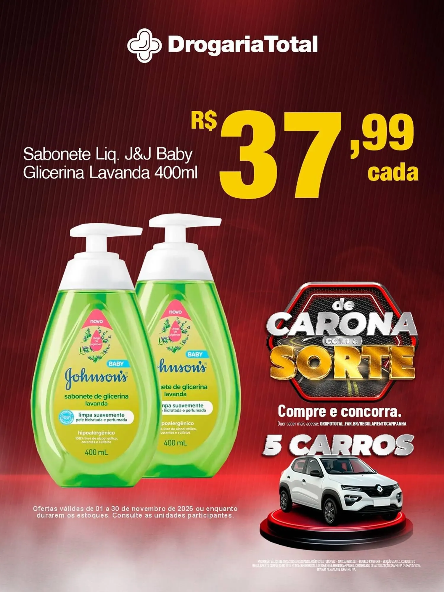 Encarte de Catálogo Drogaria Total 5 de novembro até 30 de novembro 2025 - Pagina 1