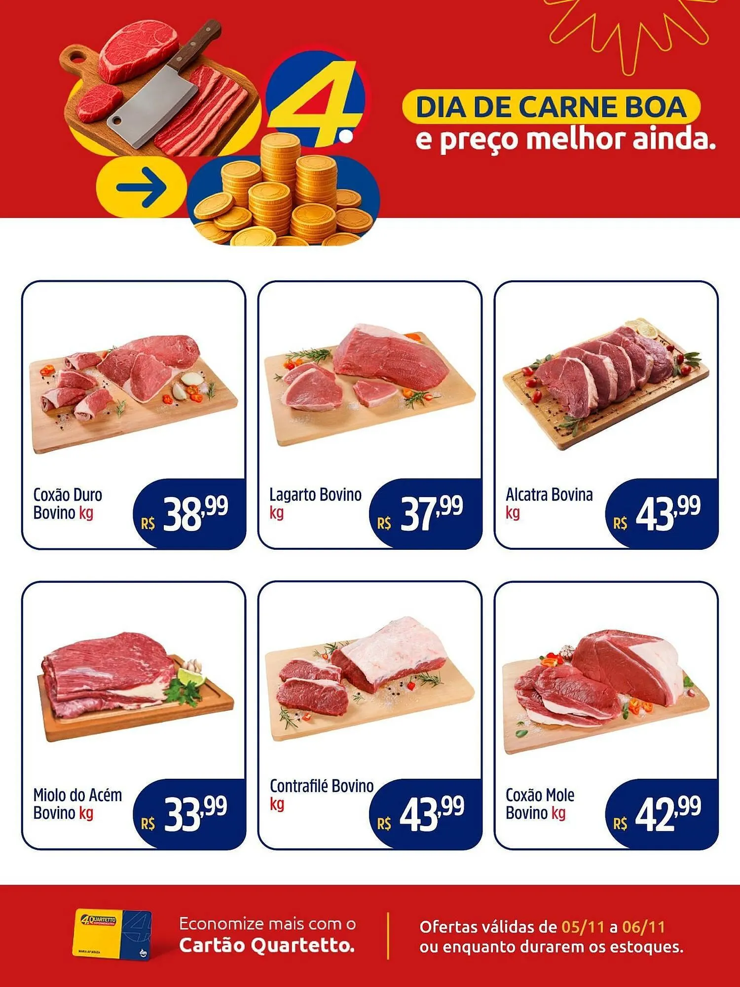Encarte de Catálogo Quartetto Supermercados 5 de novembro até 6 de novembro 2025 - Pagina 1