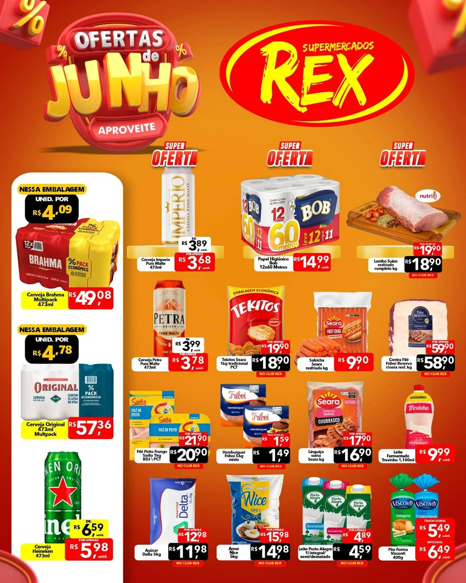 Encarte de Catálogo Supermercados Rex 5 de junho até 7 de junho 2026 - Pagina 1